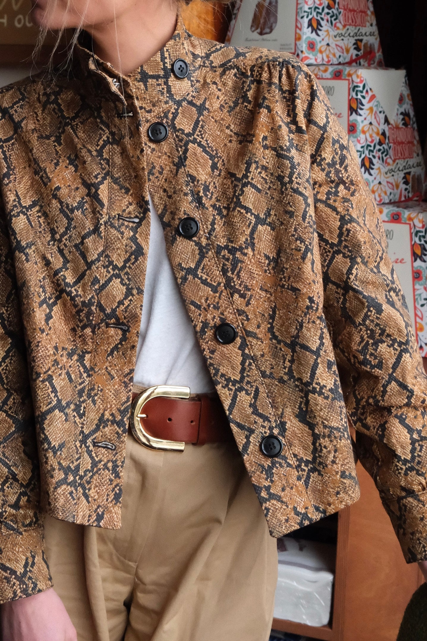 Surchemise ANNE python