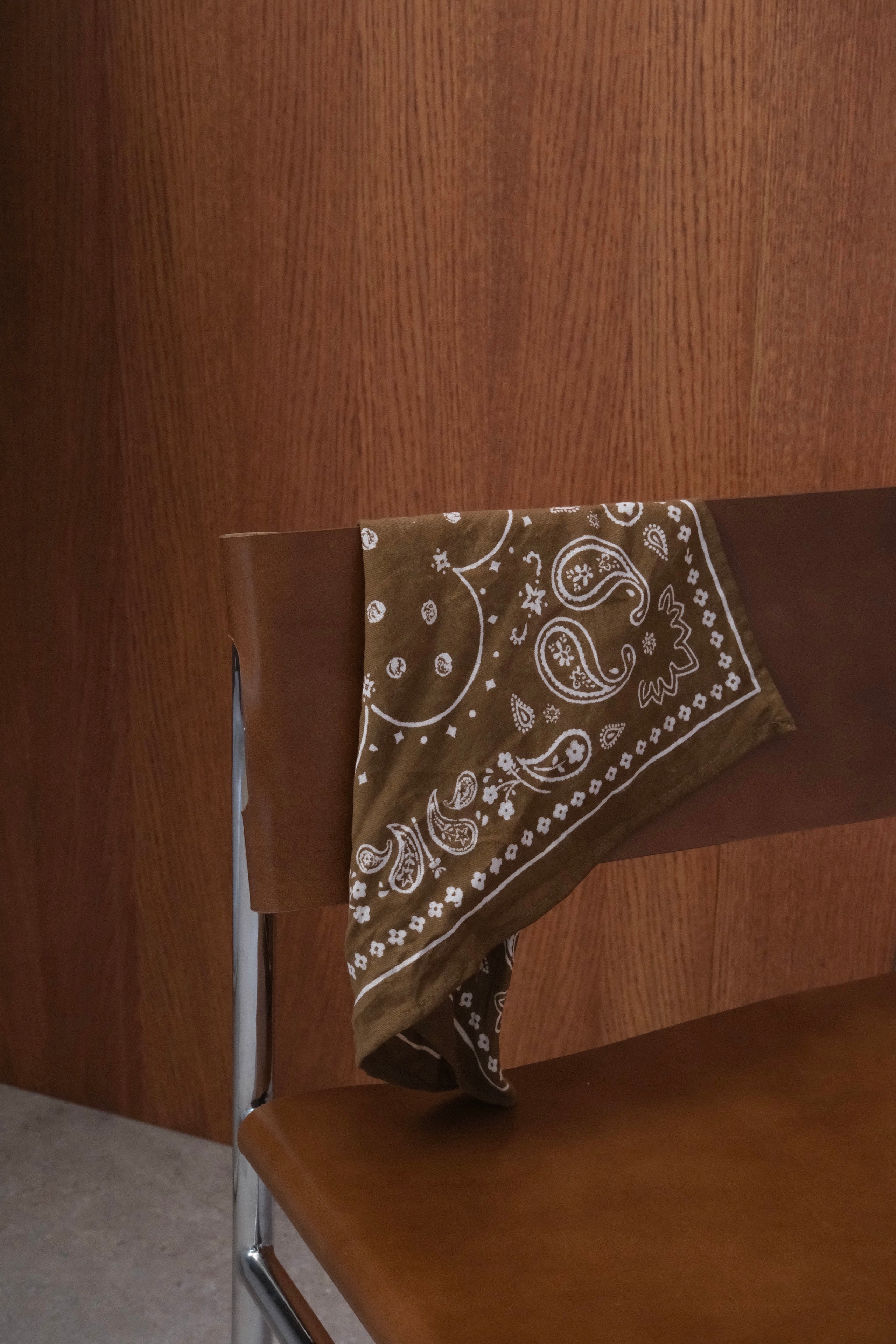 Foulard bandana bronze