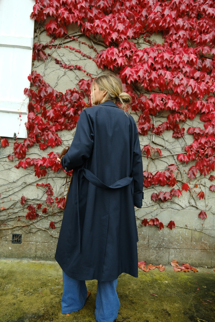 Trench PAUL marine/léopard