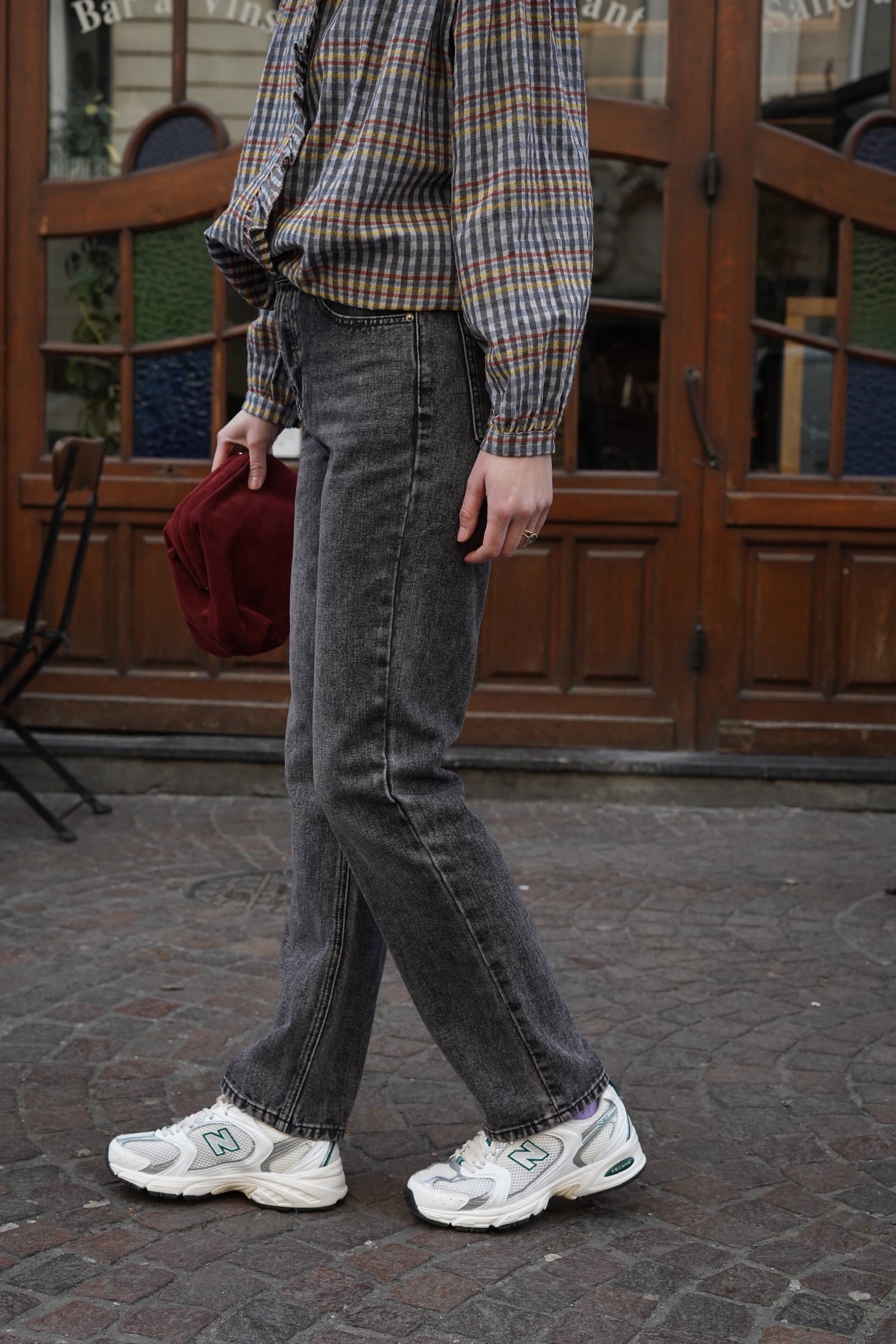 Jean Charlie denim gris foncé