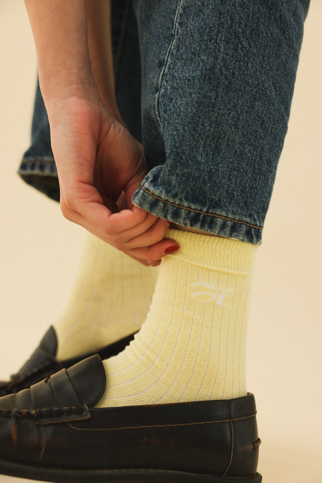 FILIPPA yellow socks