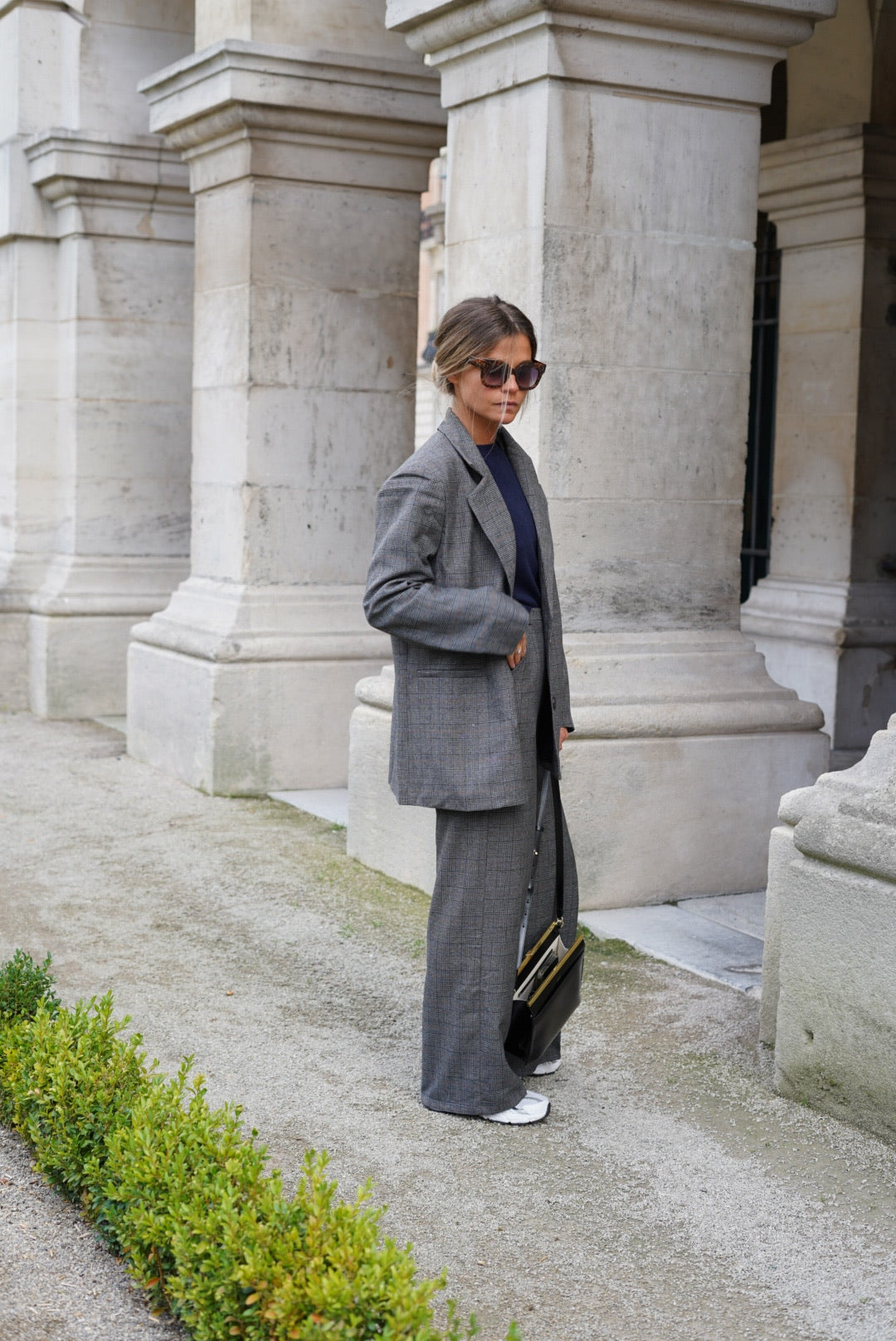 Blazer Rémi carreaux gris