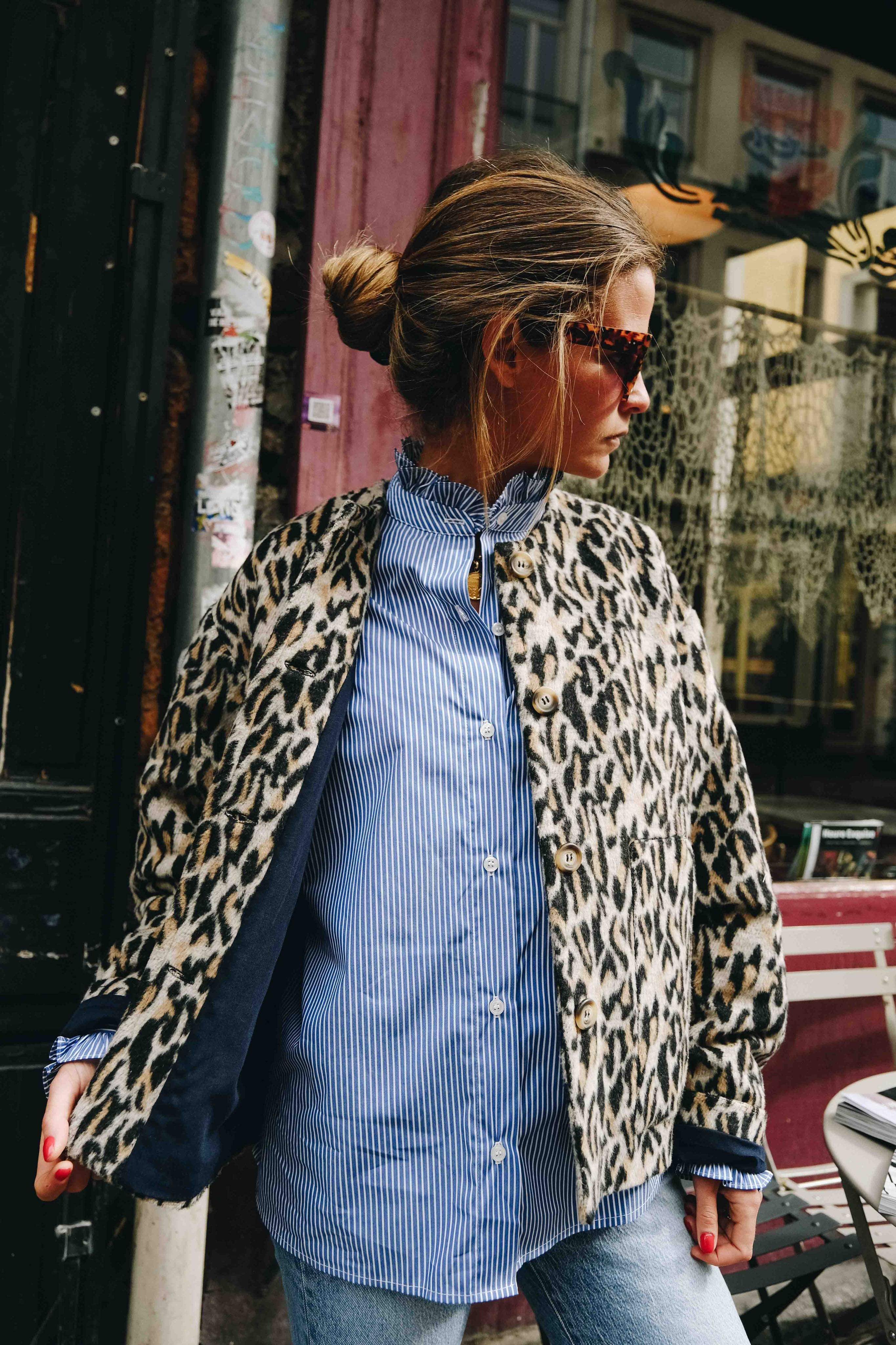 Veste ISAURE léopard