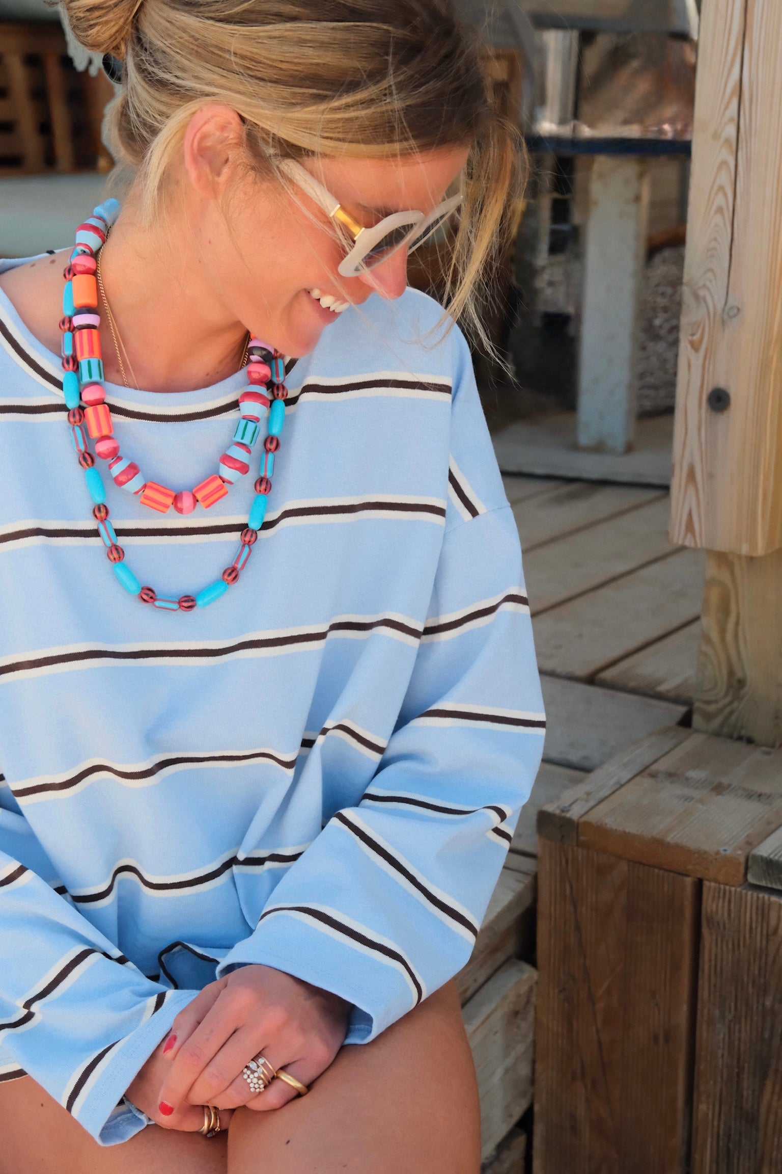 Eugène sky blue T-shirt