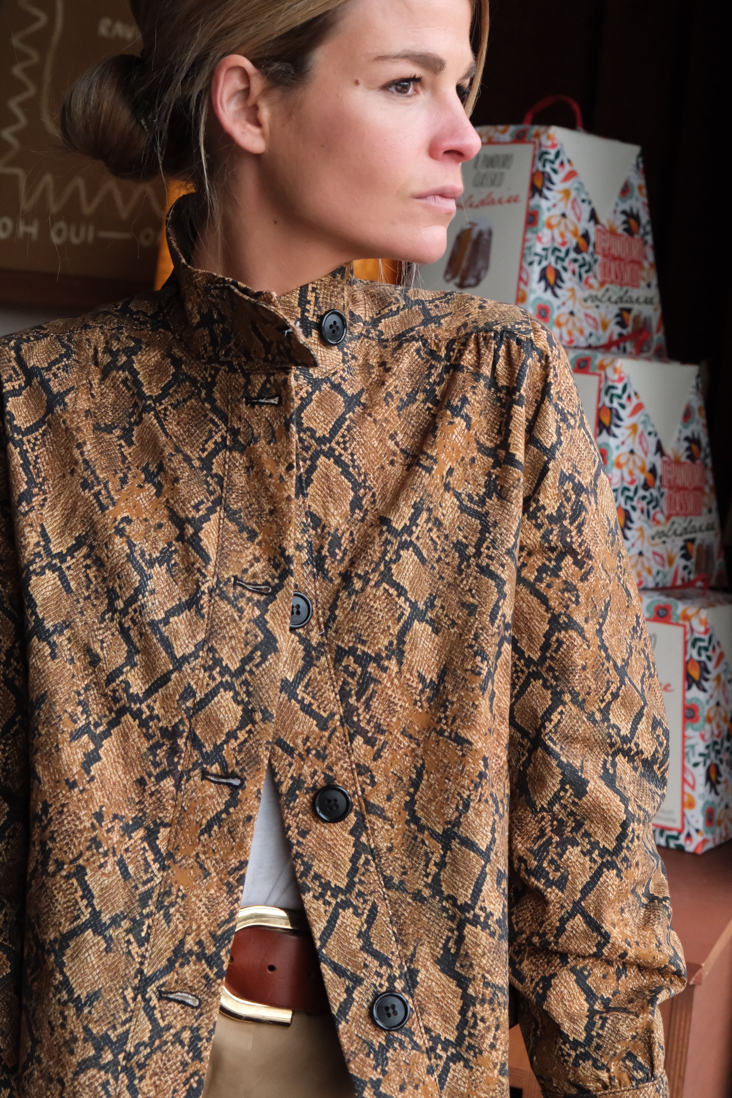 Surchemise ANNE python