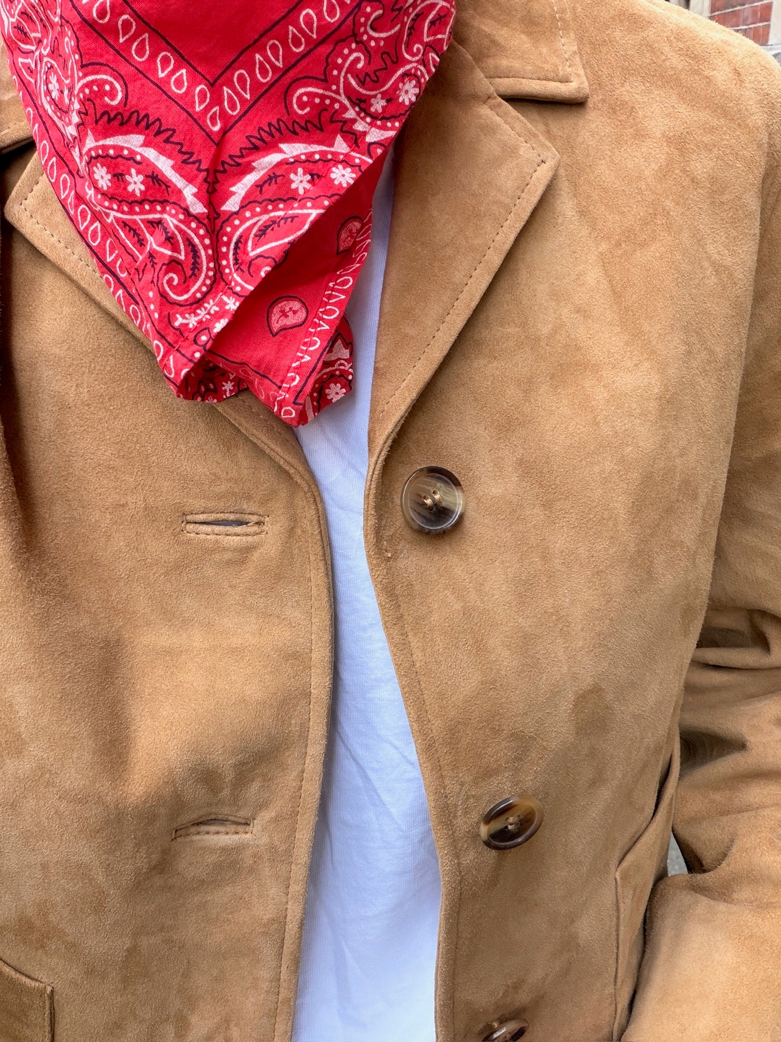 Alix camel suede jacket
