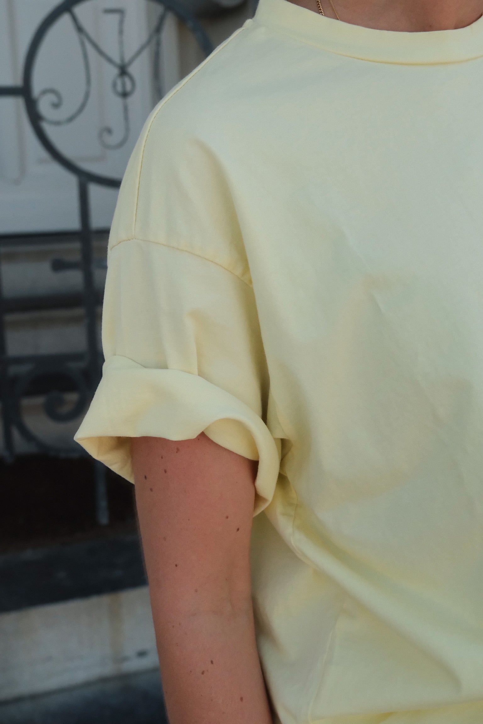 Achille pale yellow T-shirt