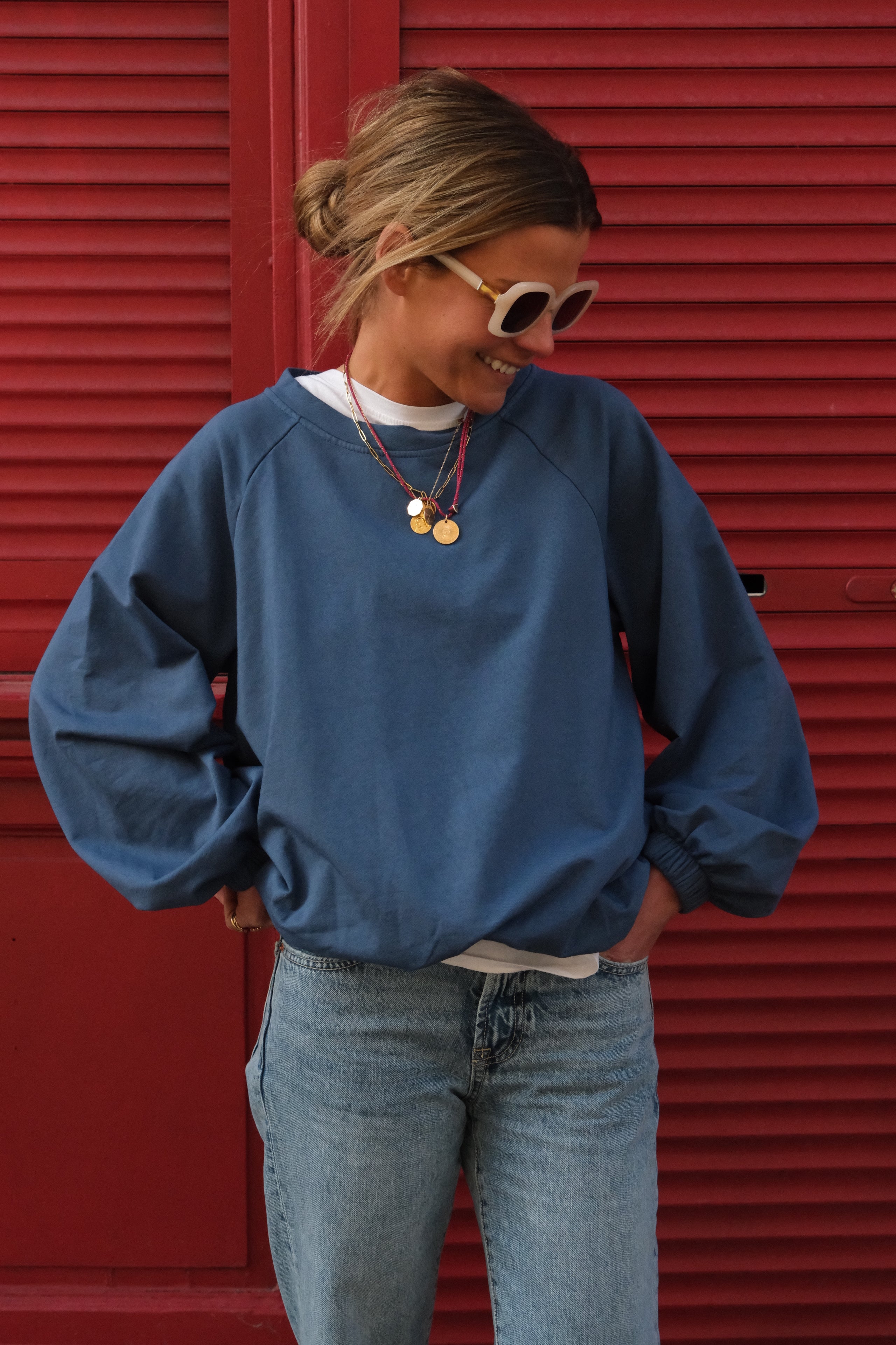 Arthus blue sweatshirt