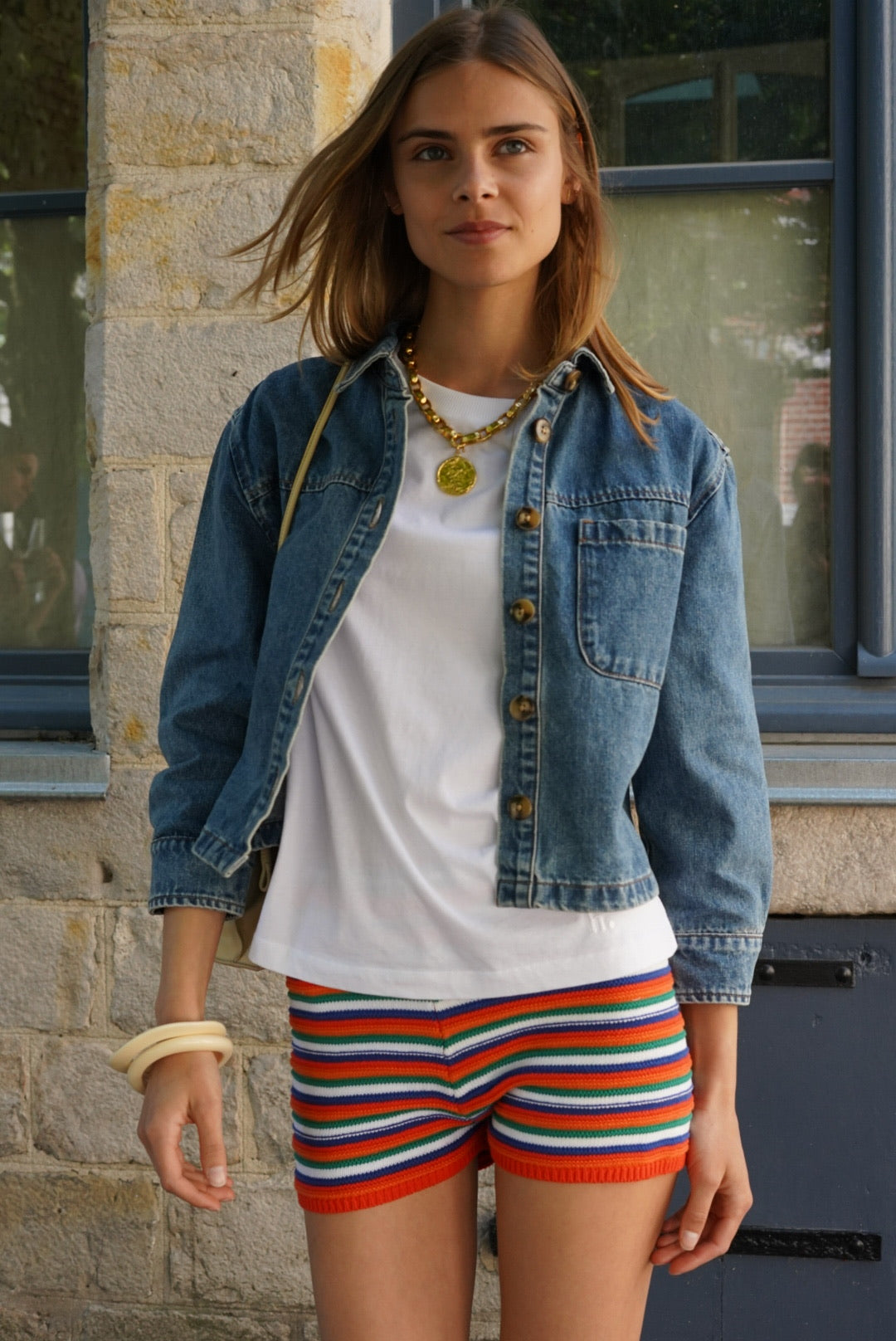 Short Paul maille coloré