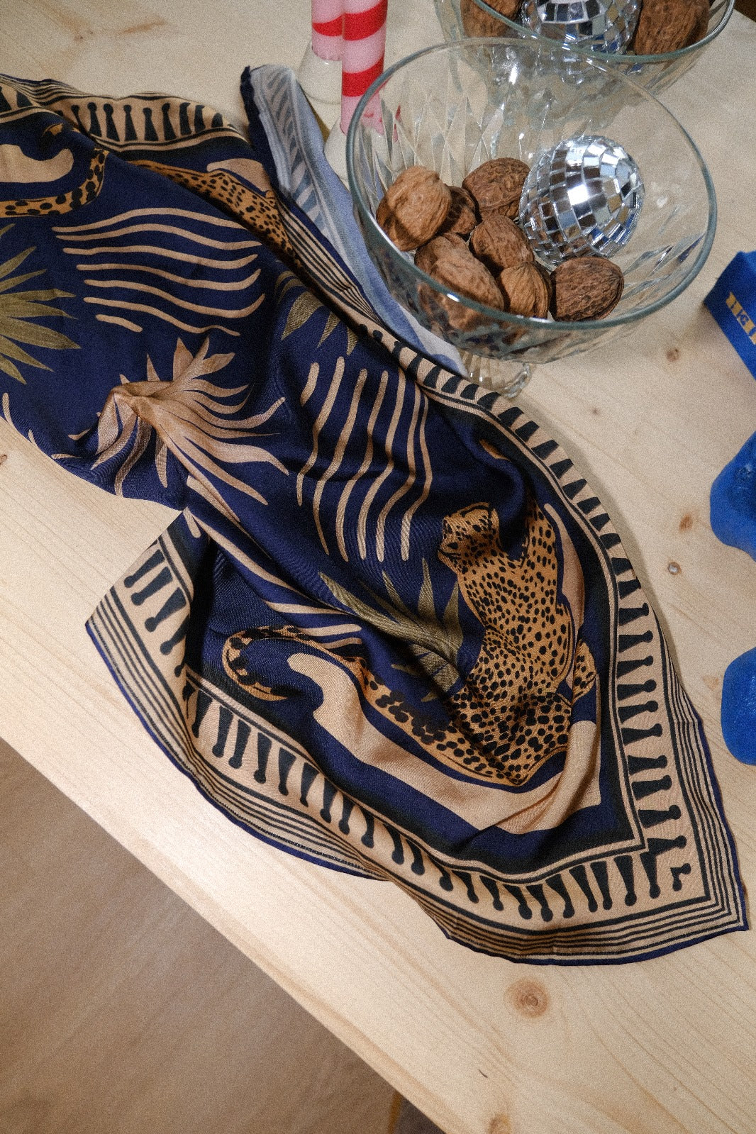 Foulard GEORGIA motif marine