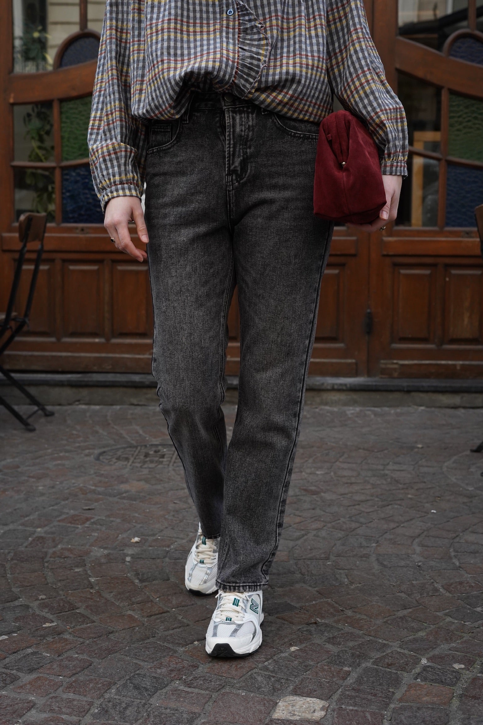 Jean Charlie denim gris foncé