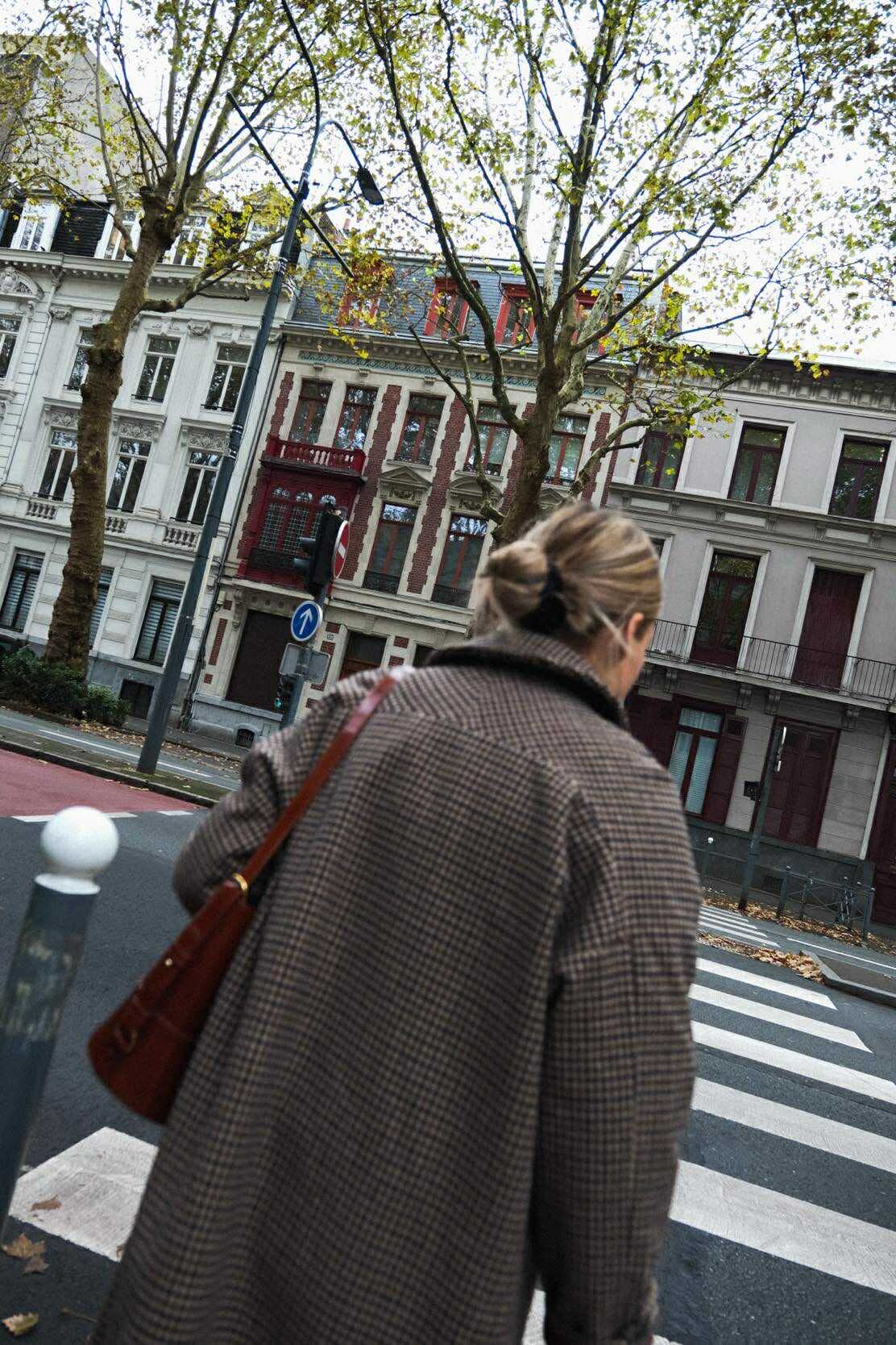 Manteau ANDREA pied de poule