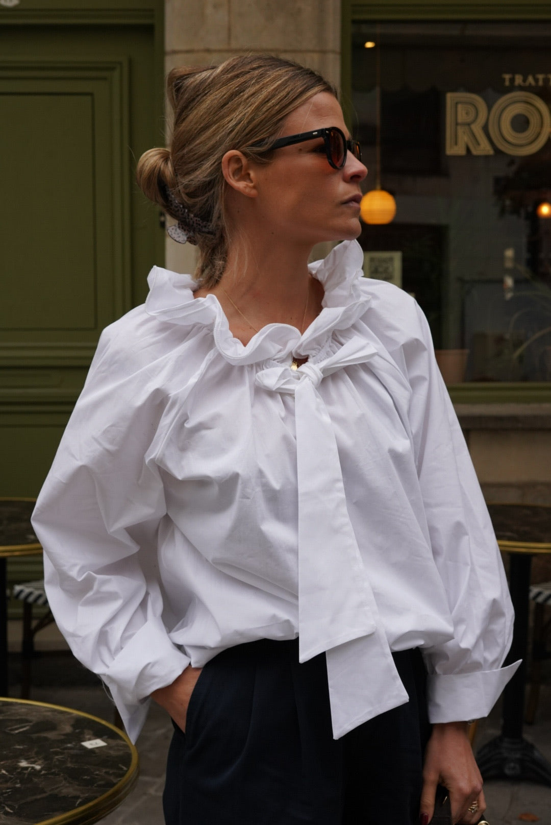 Blouse Madeleine blanc