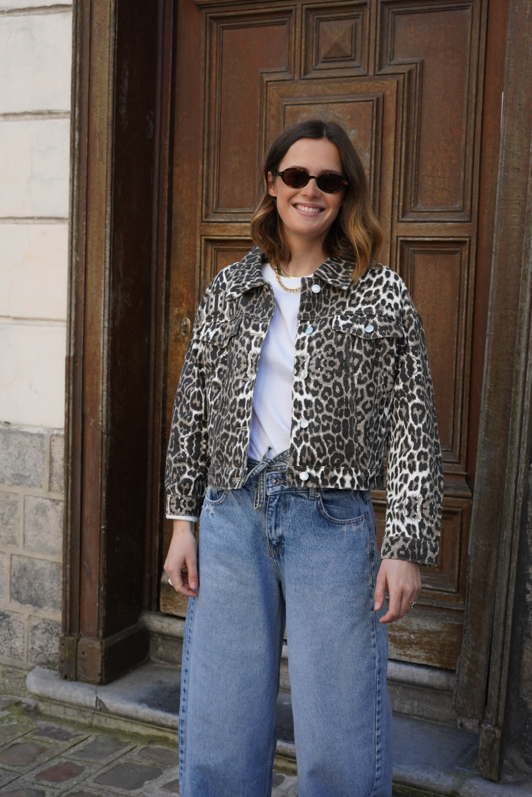 Veste Raphaëlle léopard