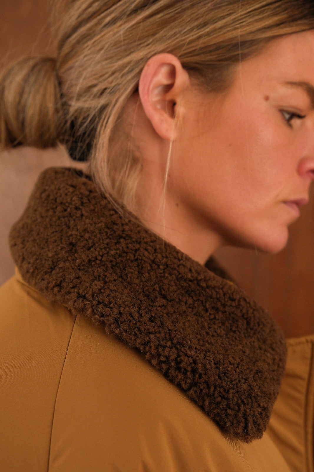 Doudoune Anaïs camel