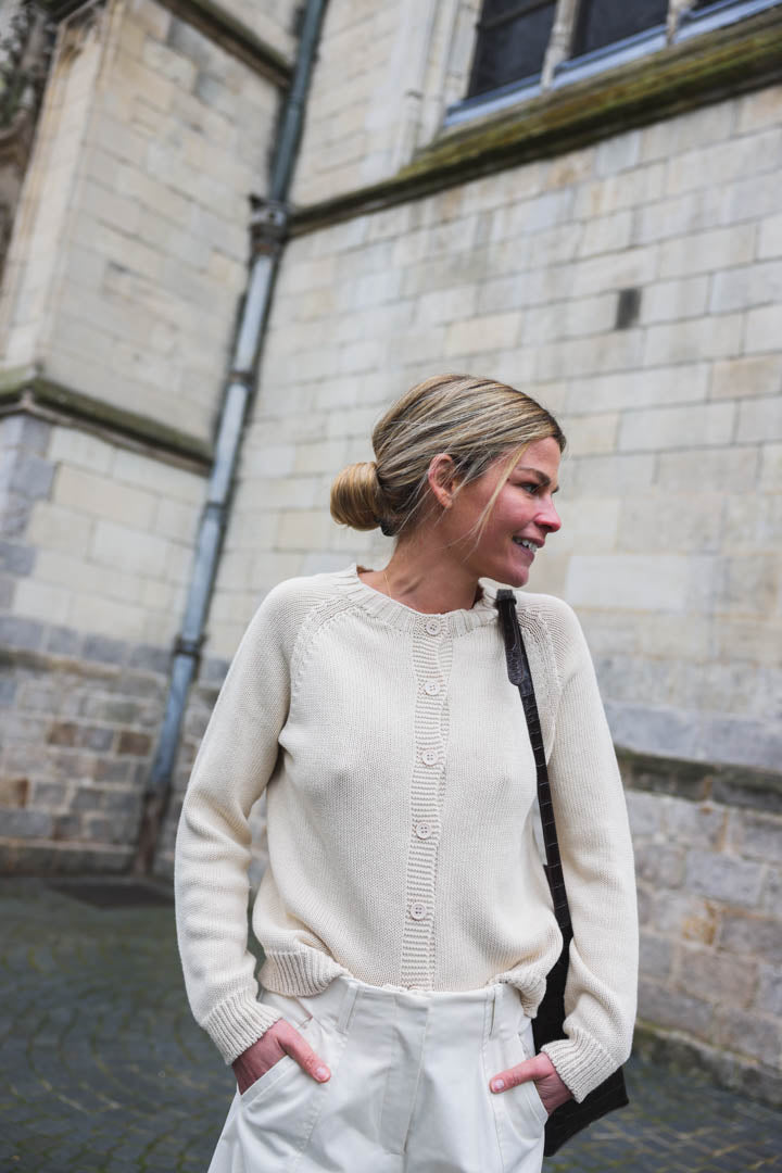 Gabriel beige cardigan