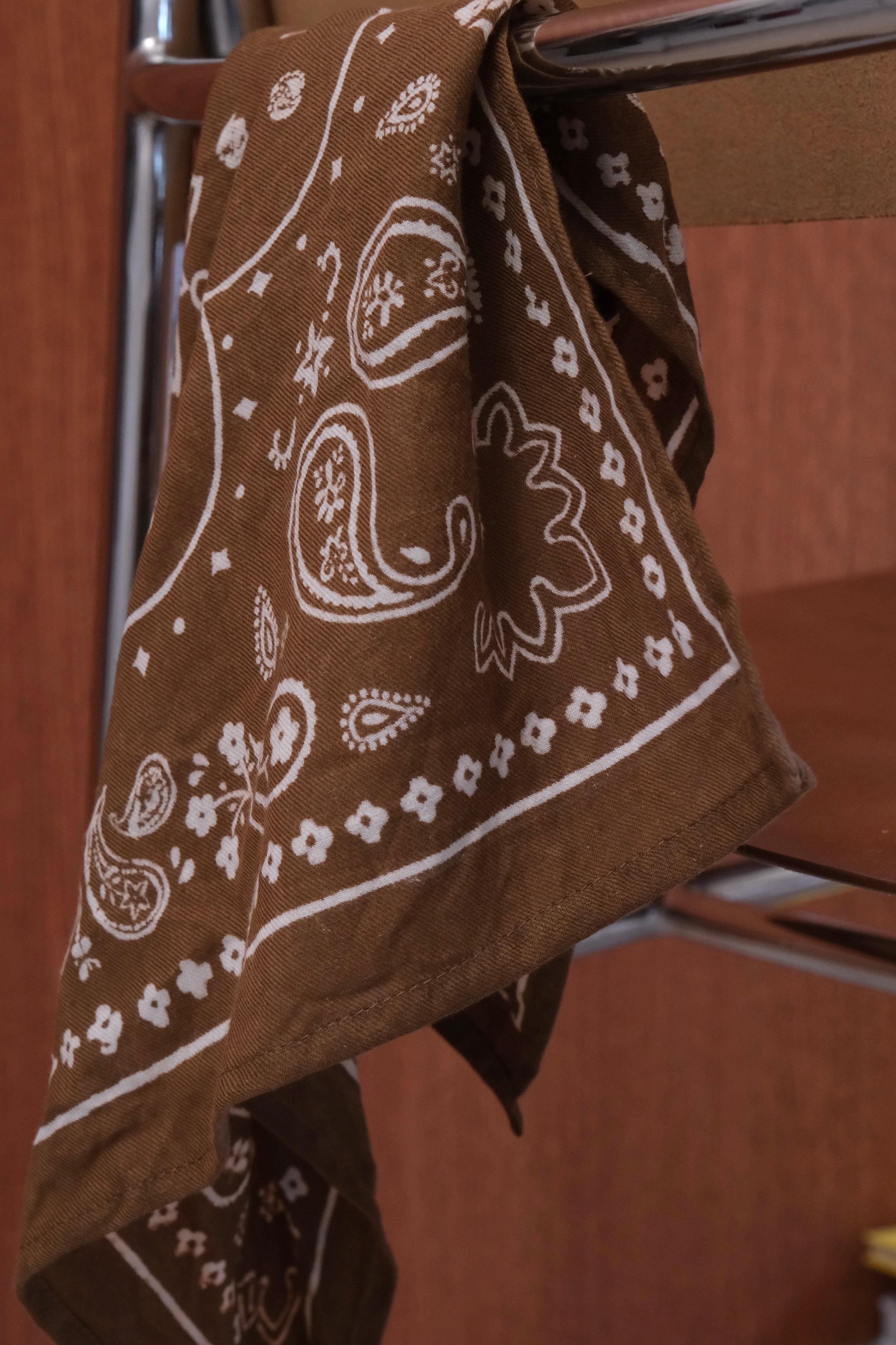 Foulard bandana bronze