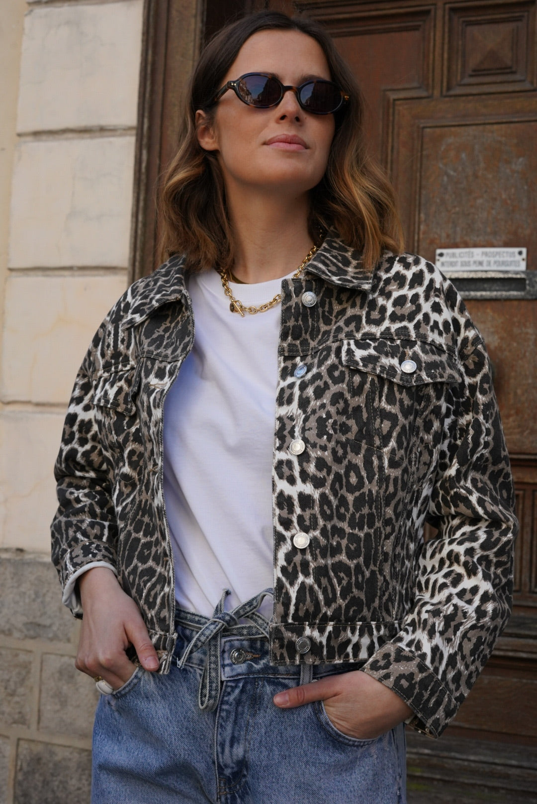 Veste Raphaëlle léopard