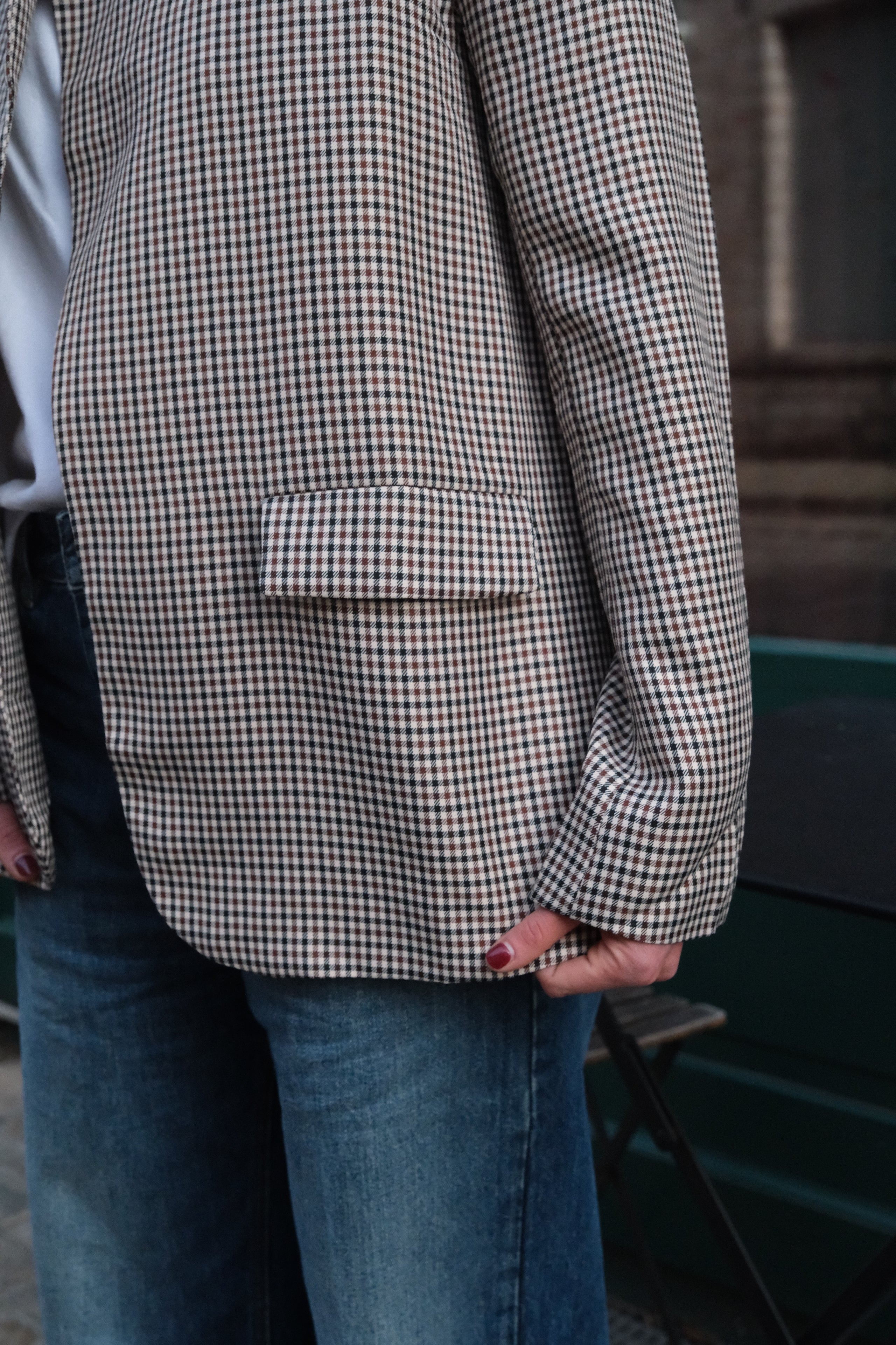 Clement Houndstooth Blazer