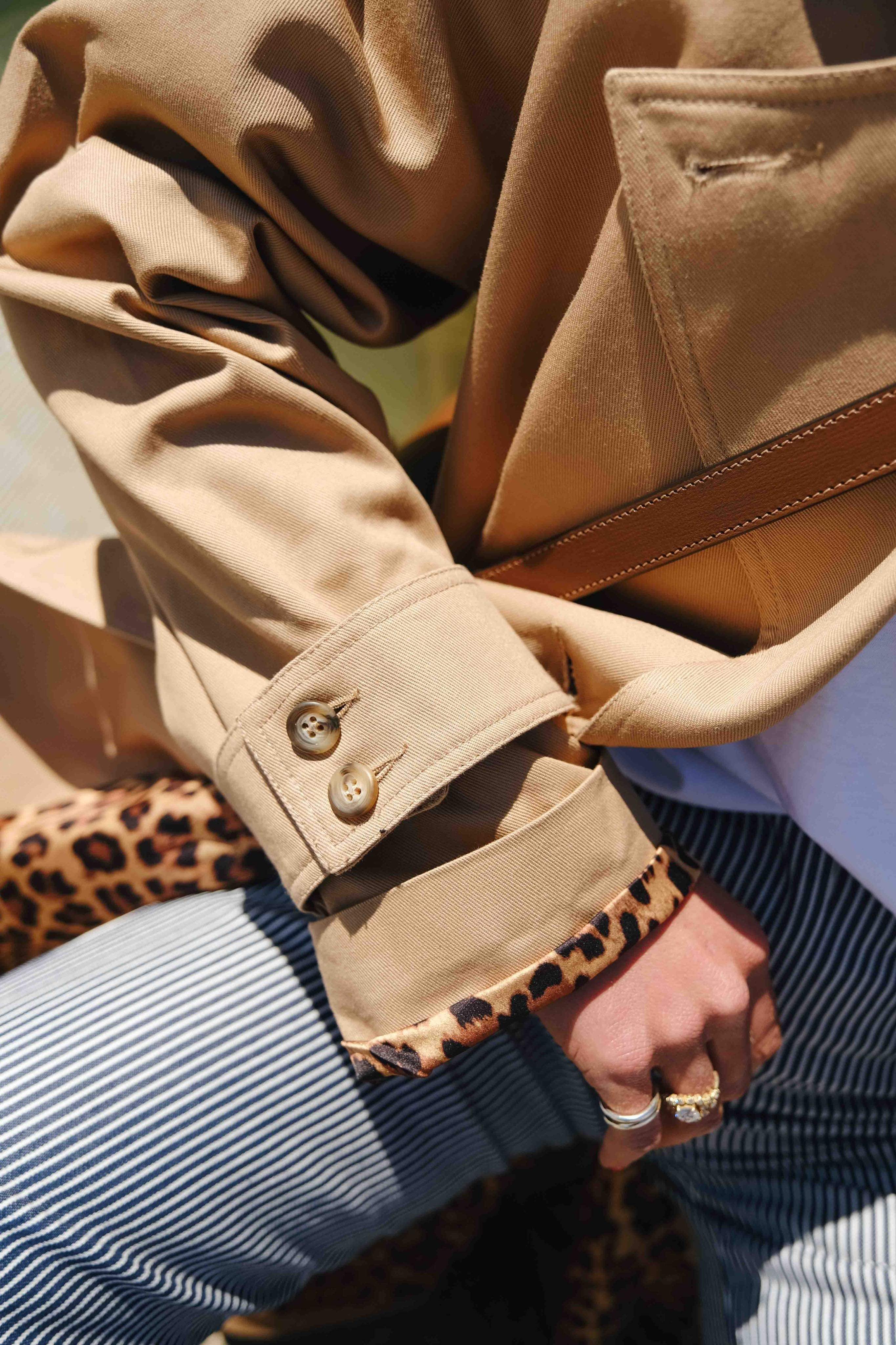 Trench PAUL beige/léopard