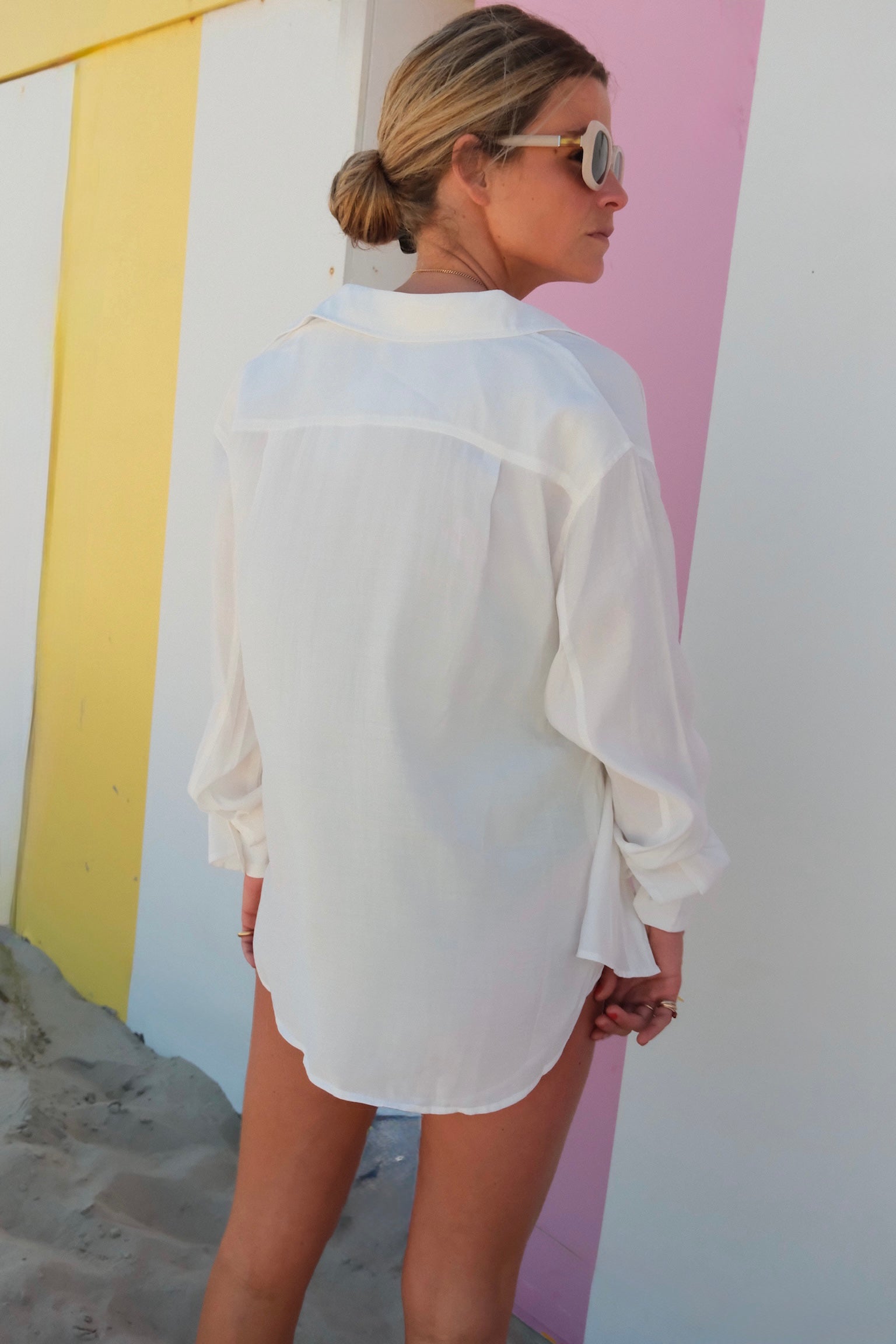Adèle white shirt