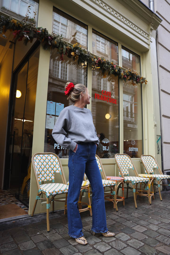 JOSEPH heather grey sweatshirt