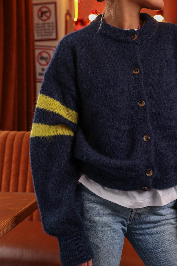 Gilet LEAH marine/jaune