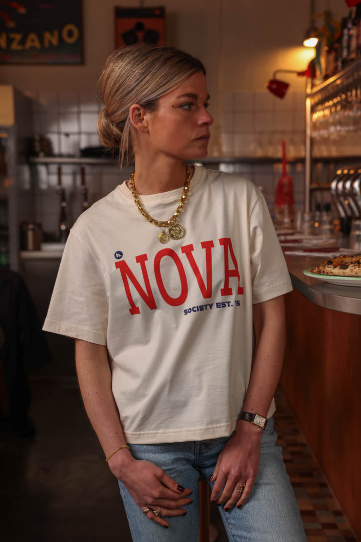 T-shirt FLORENT NOVA écru