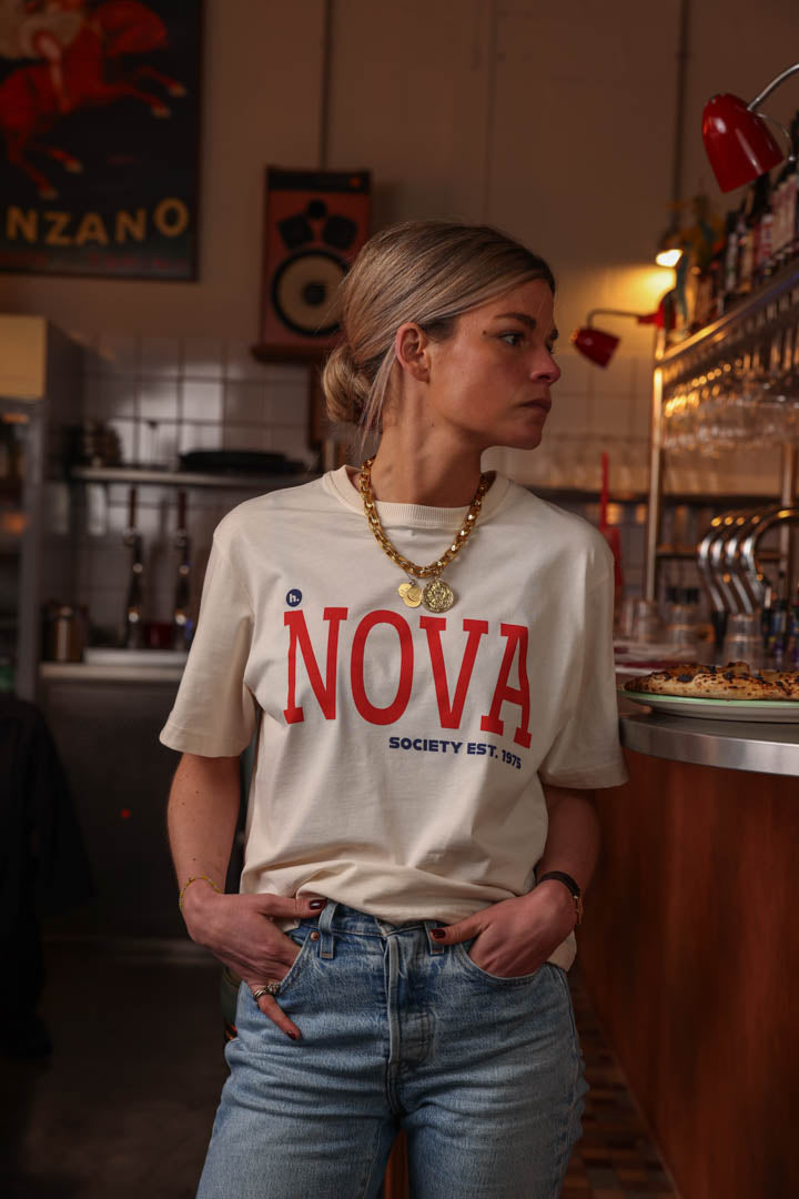 T-shirt FLORENT NOVA écru