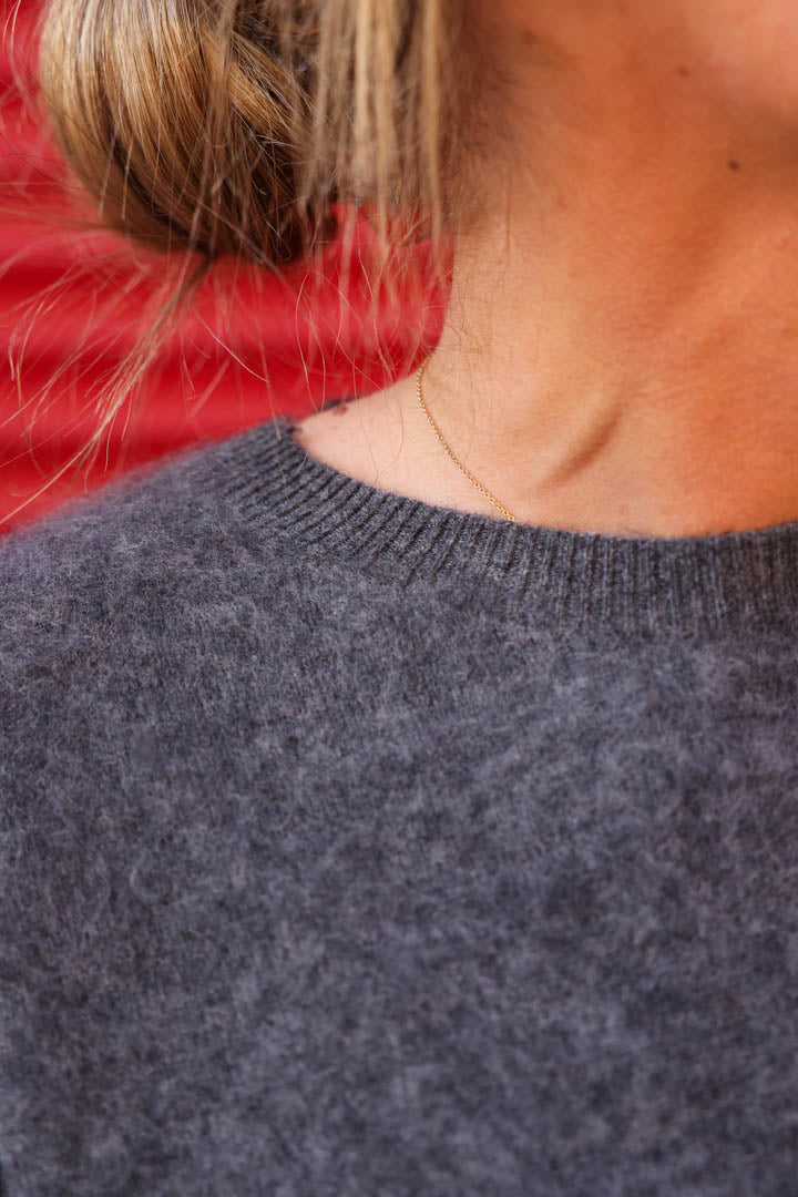 Pull Augustin laine gris