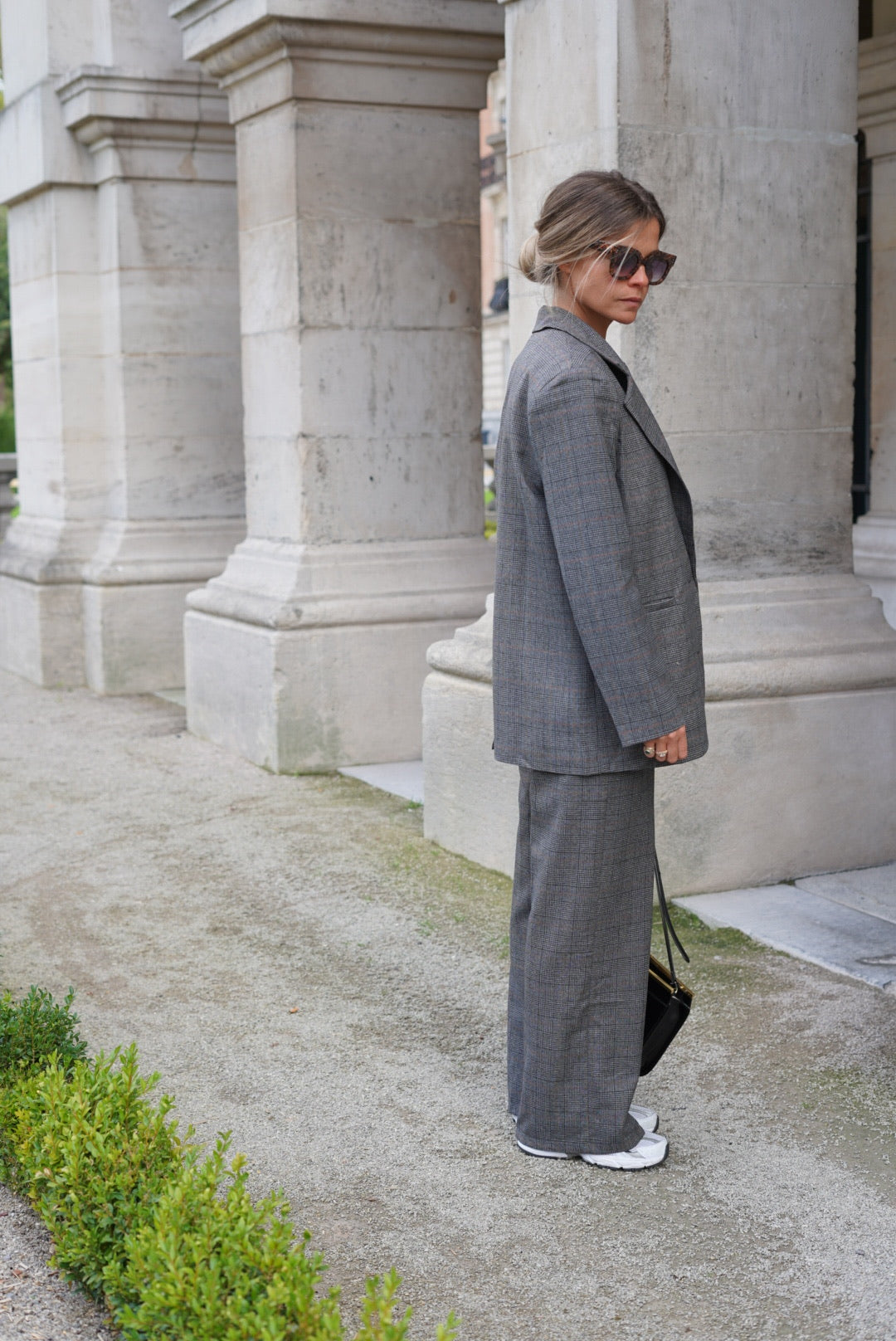 Blazer Rémi carreaux gris