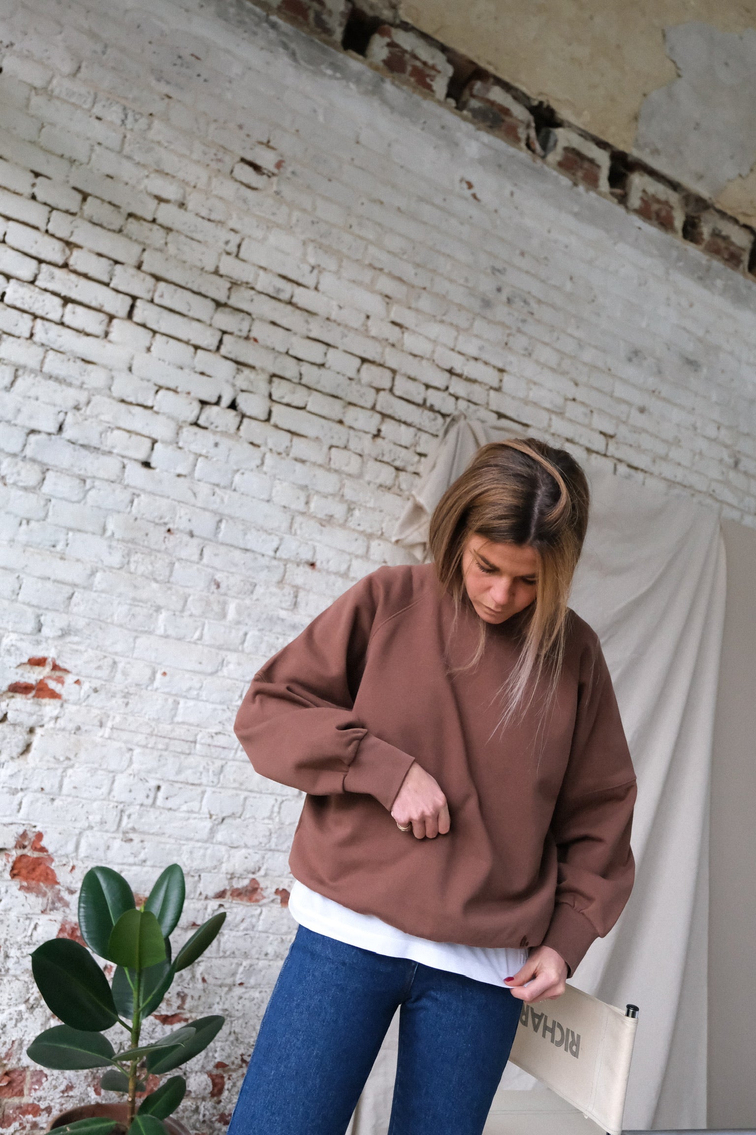 Sweat JOSEPH chocolat