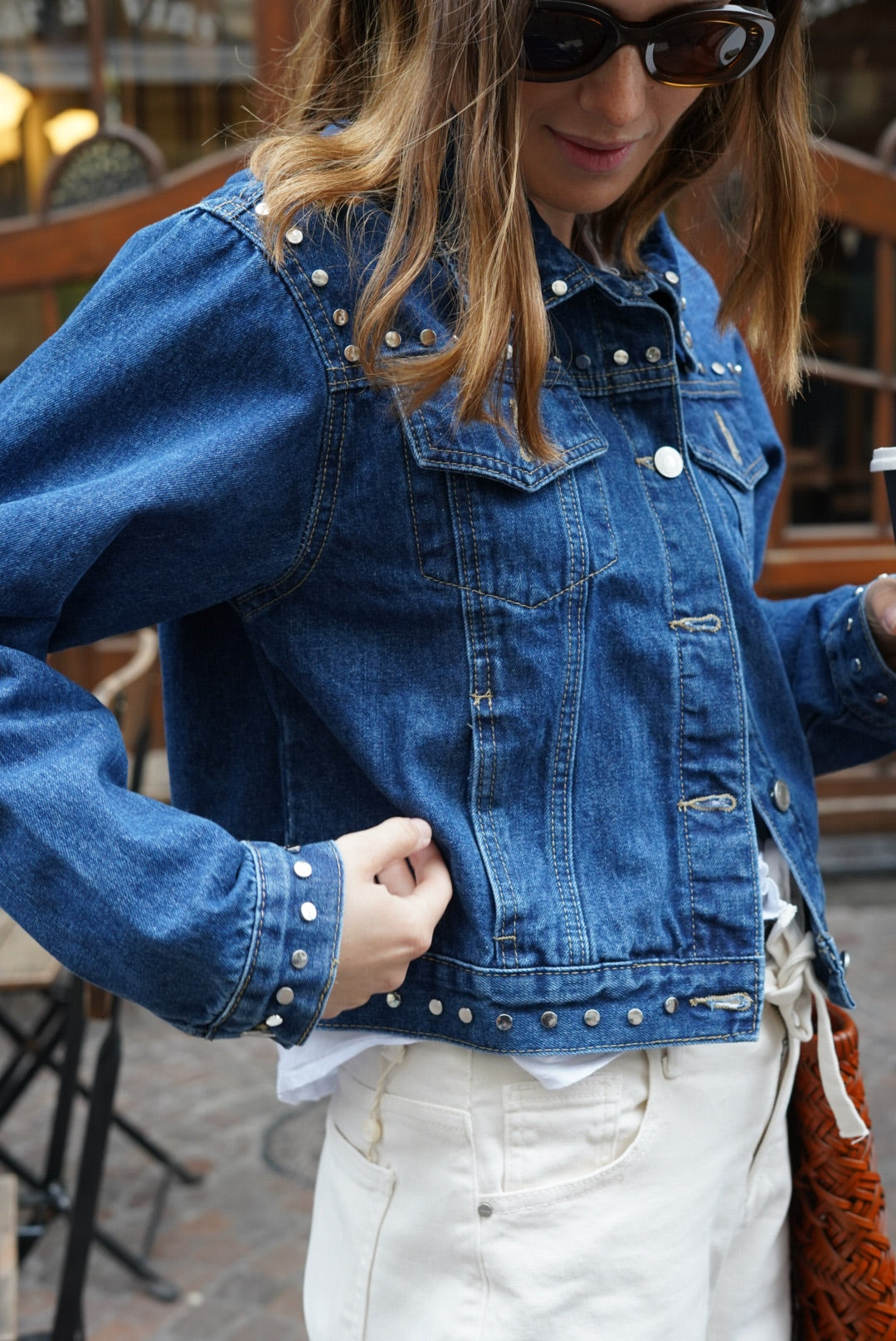 Veste Thelma denim bleu