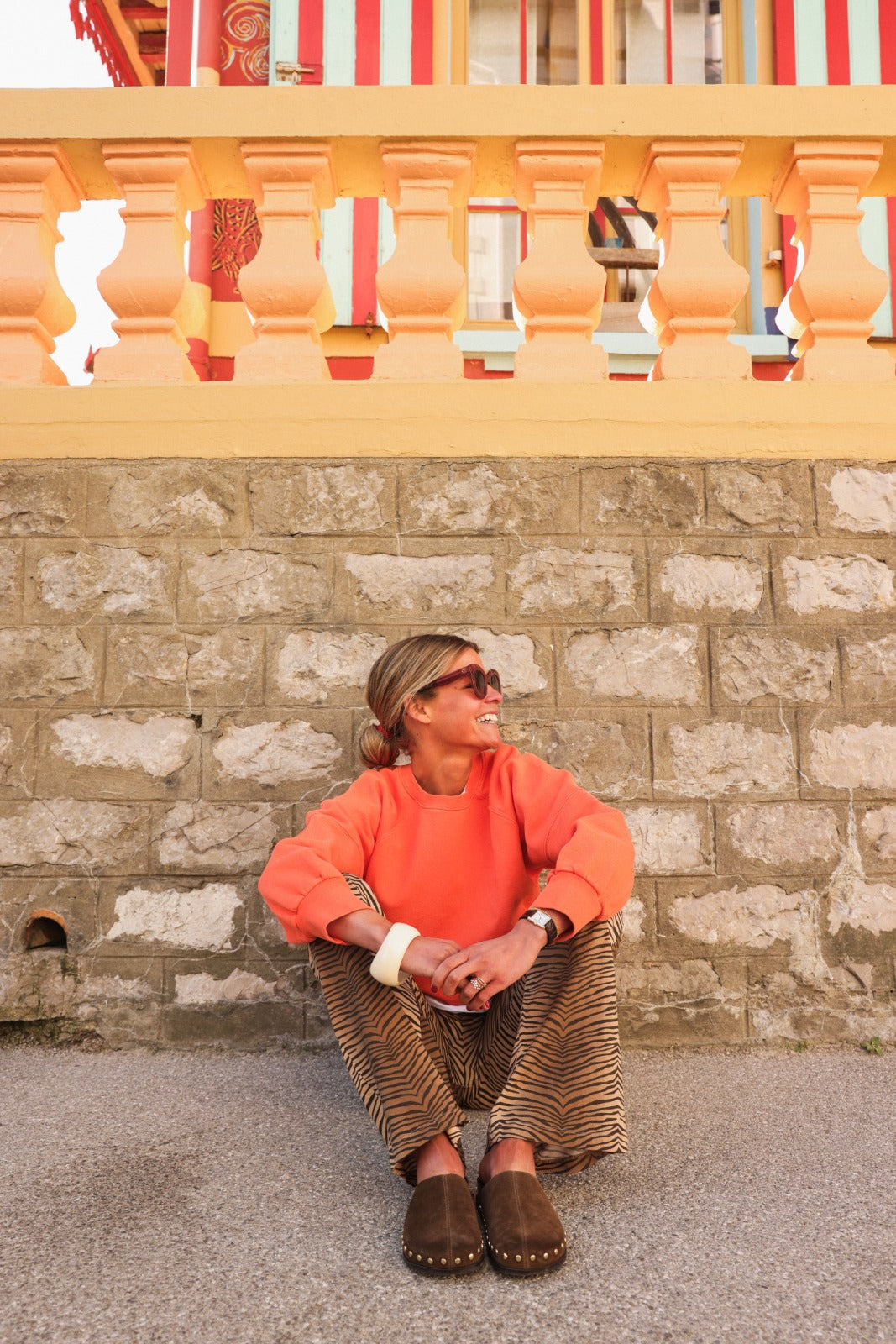 JOSEPH orange sweatshirt