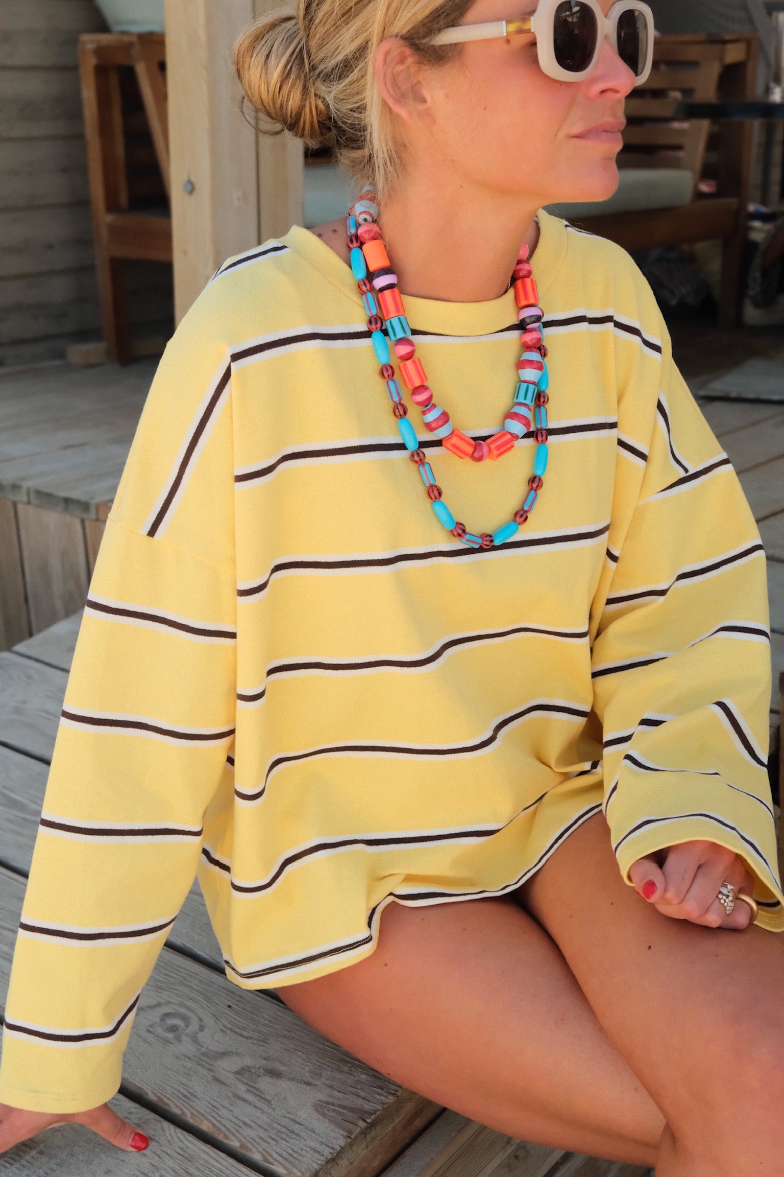 Eugène yellow striped T-shirt