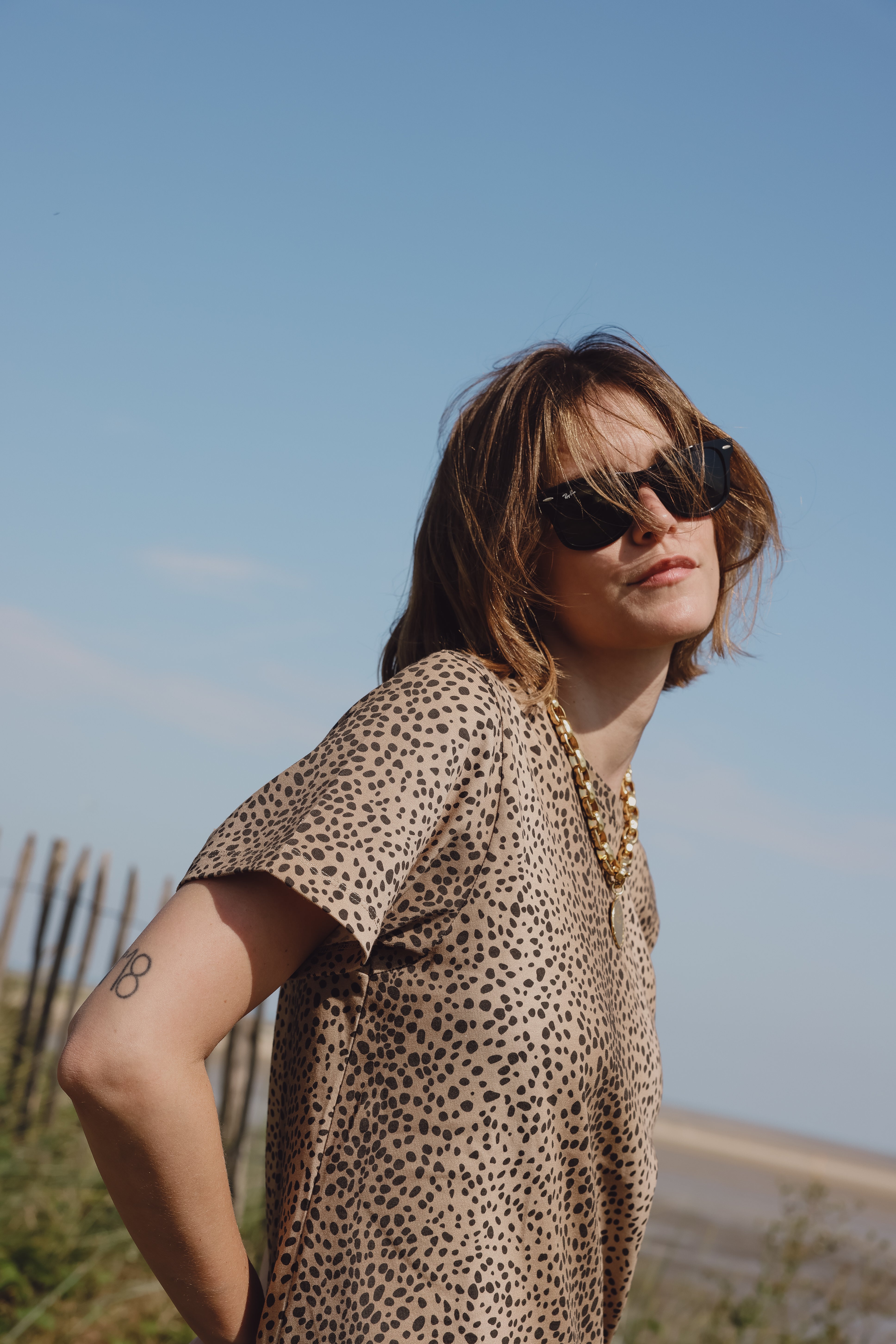 CAMILLE cheetah dress