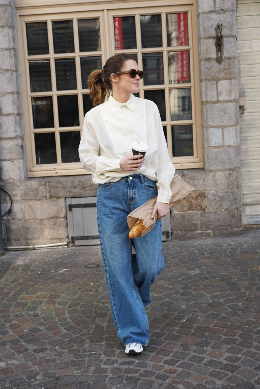 Jean Hector denim wide leg