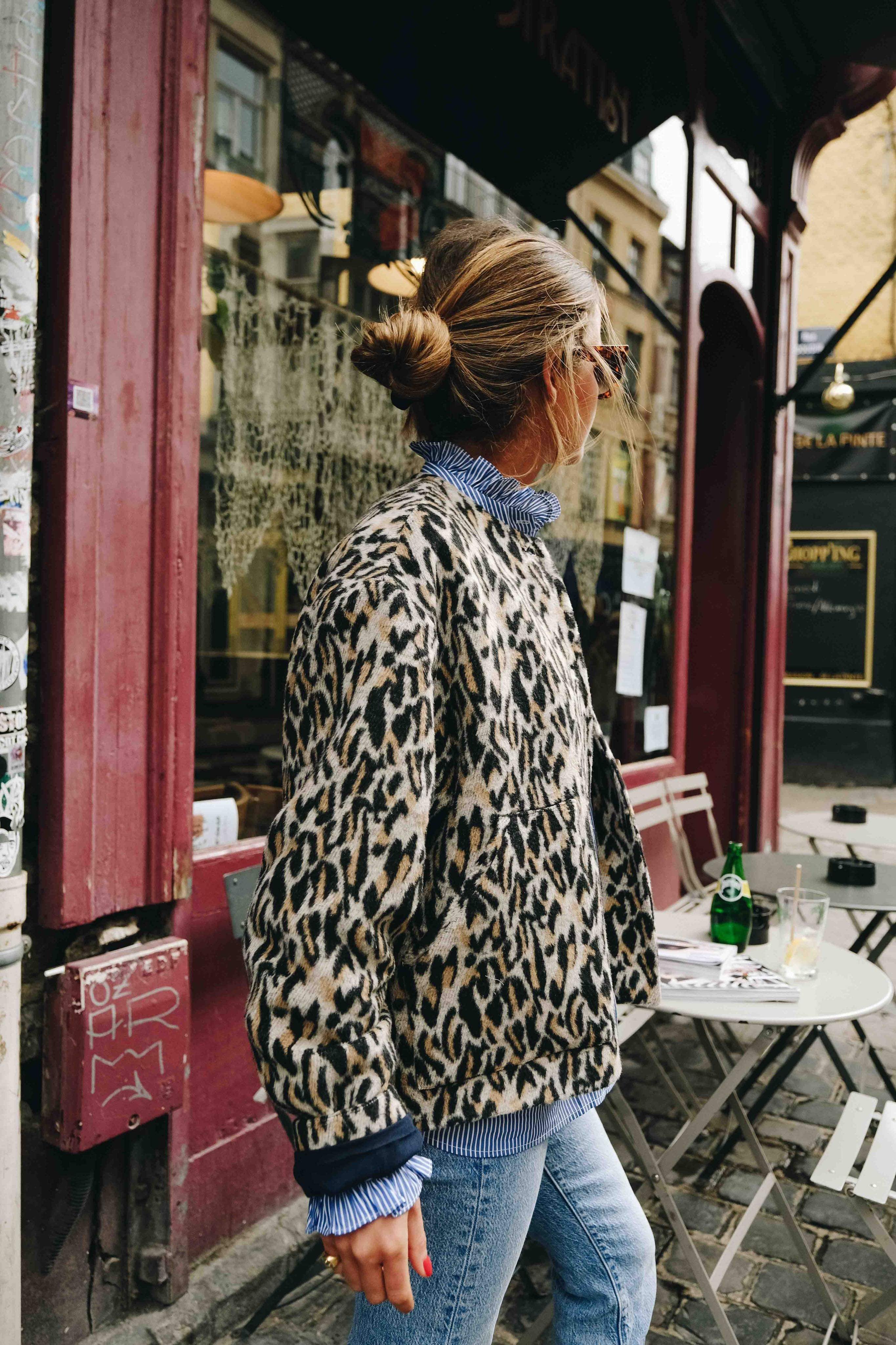 Veste ISAURE léopard