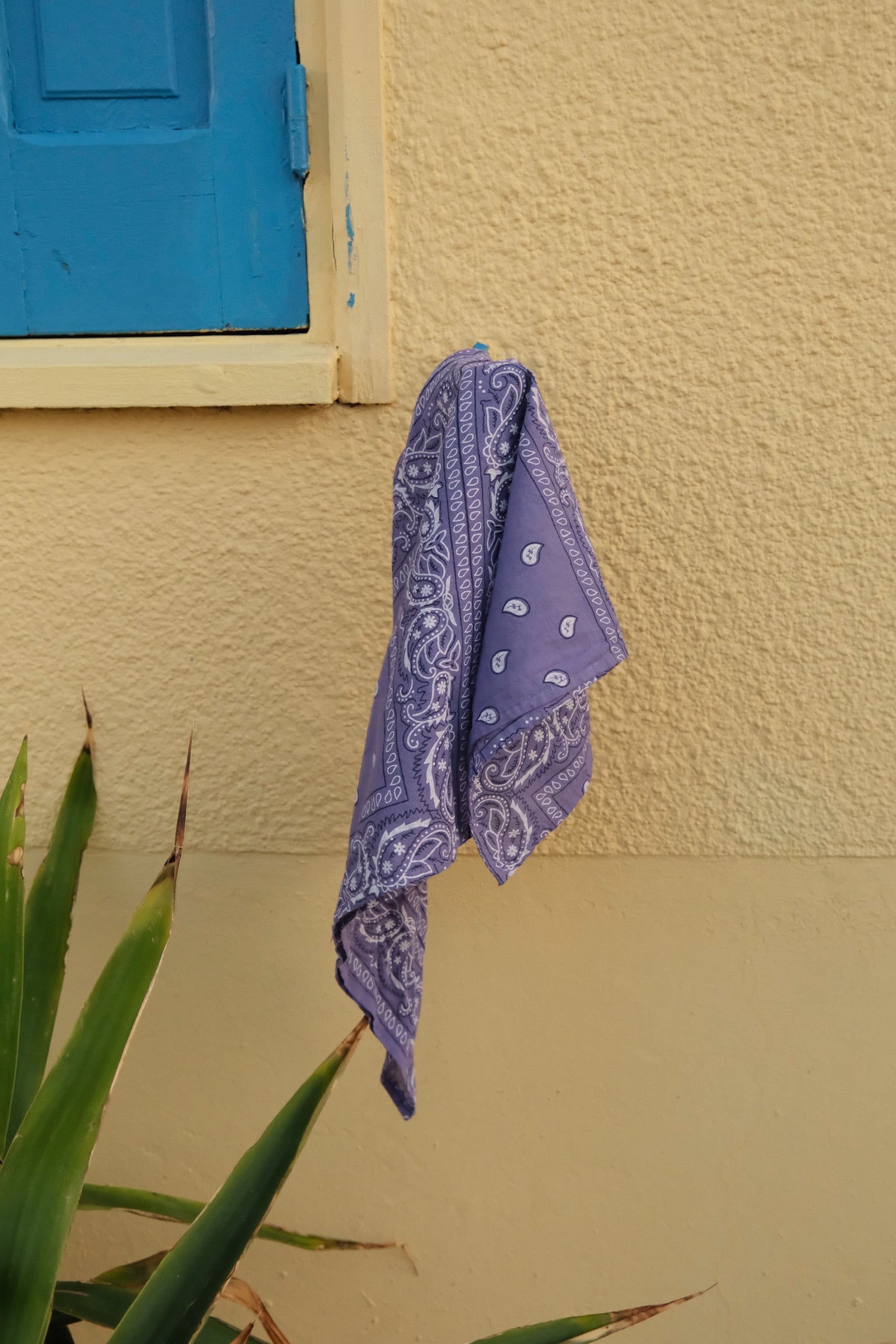 Lavender bandana scarf