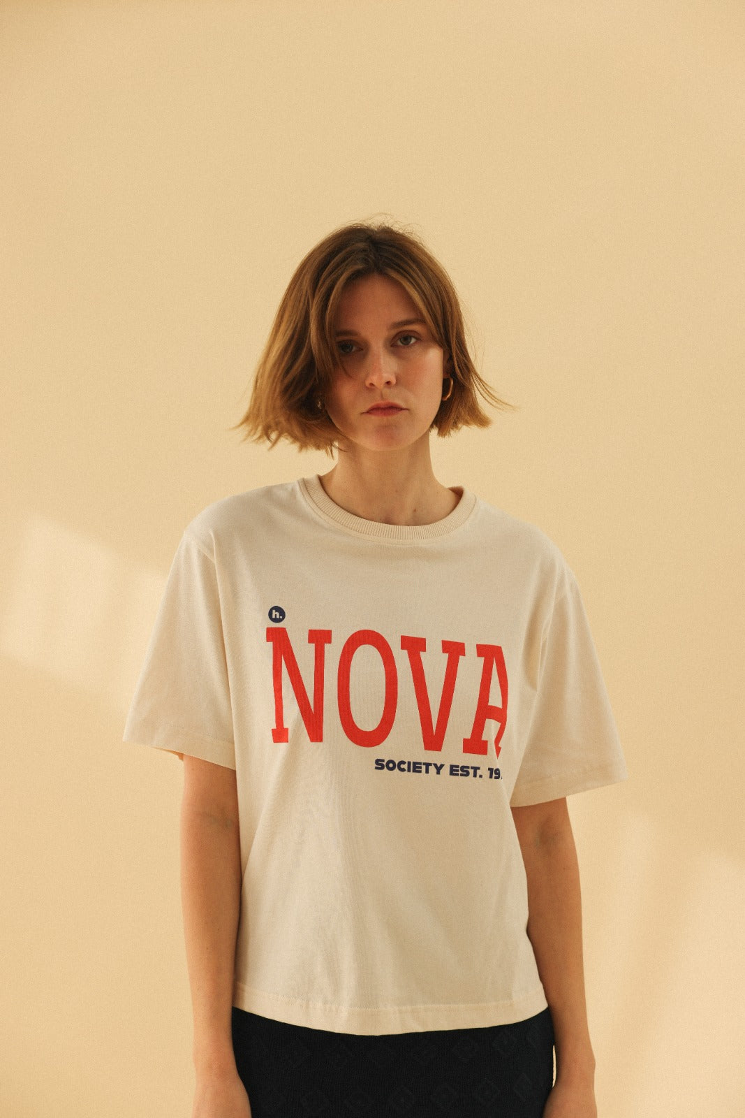 FLORENT NOVA ecru t-shirt