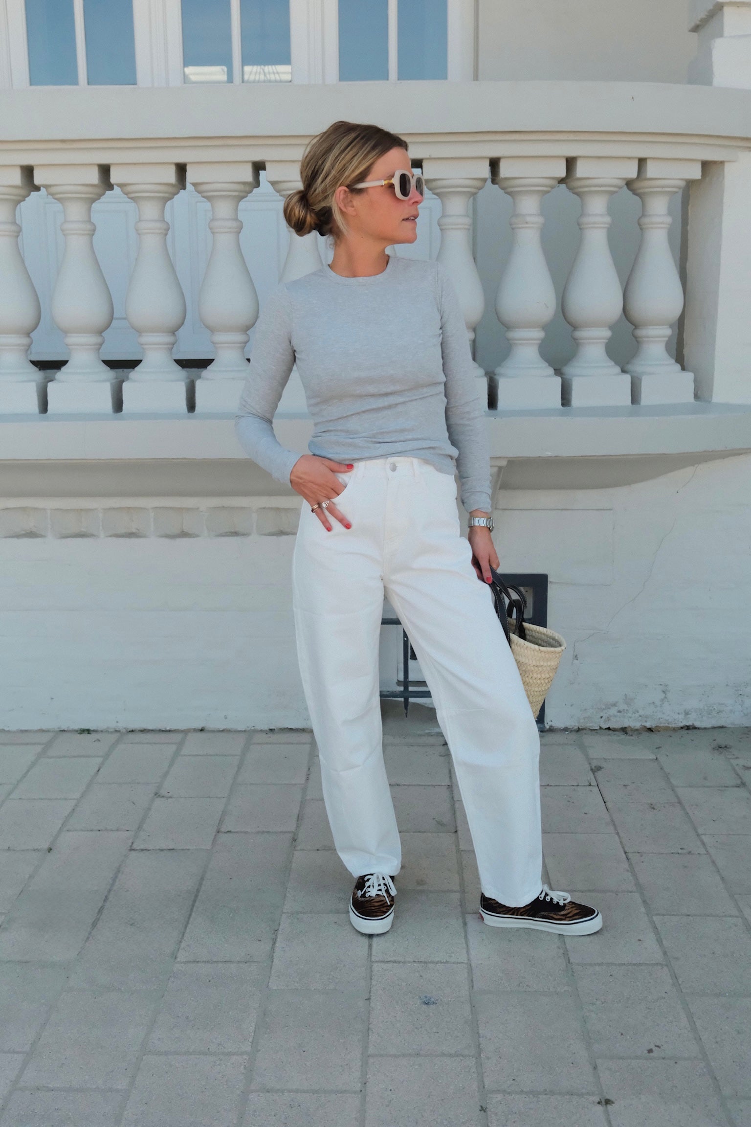 Félix ribbed grey t-shirt