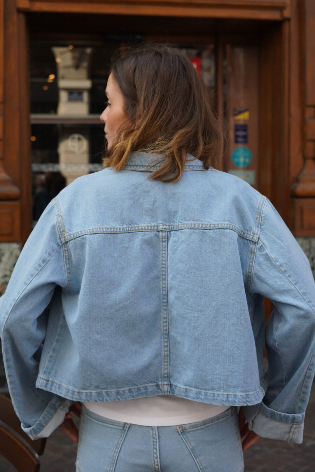 Veste Juliette denim clair