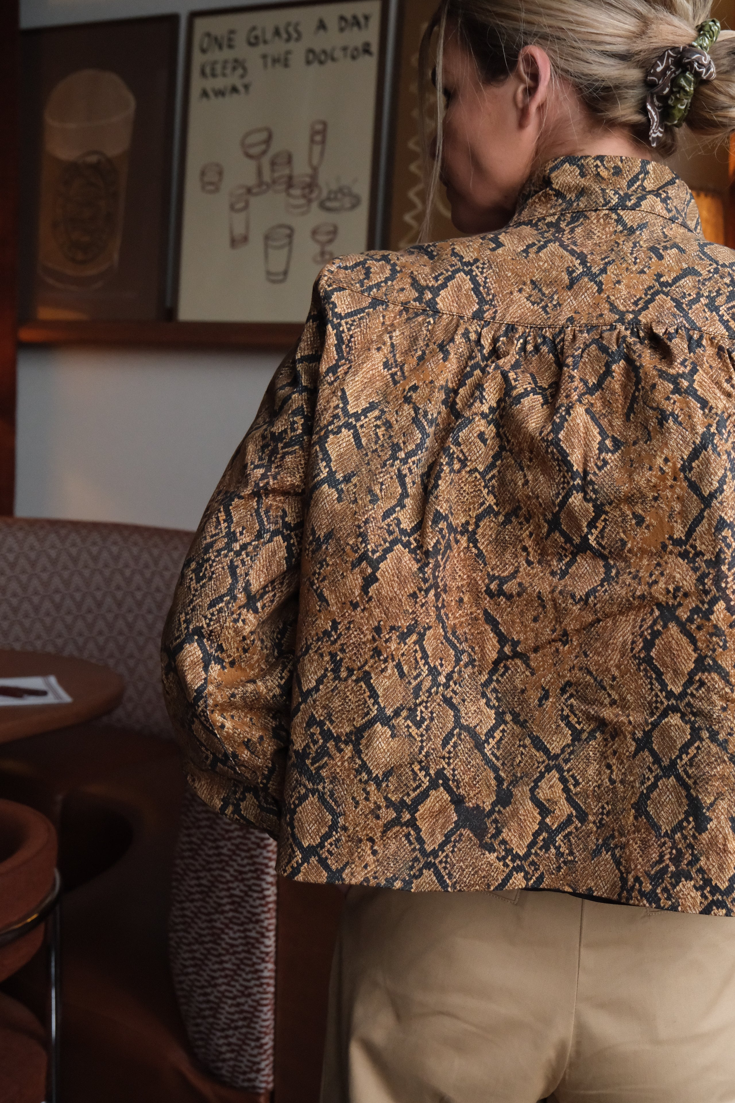 Surchemise ANNE python