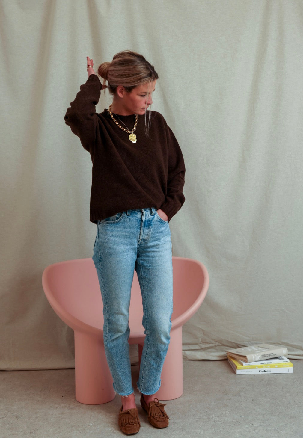 Pull Adrien chocolat