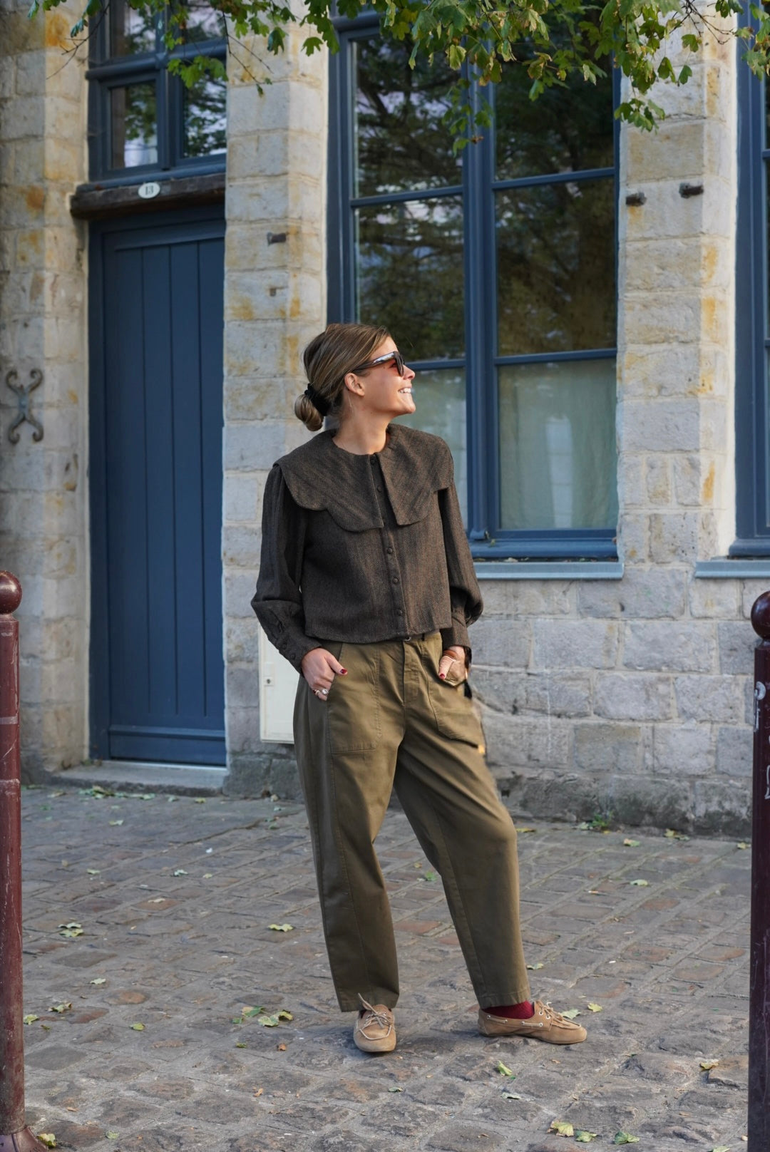 Pantalon ballon Jacob kaki