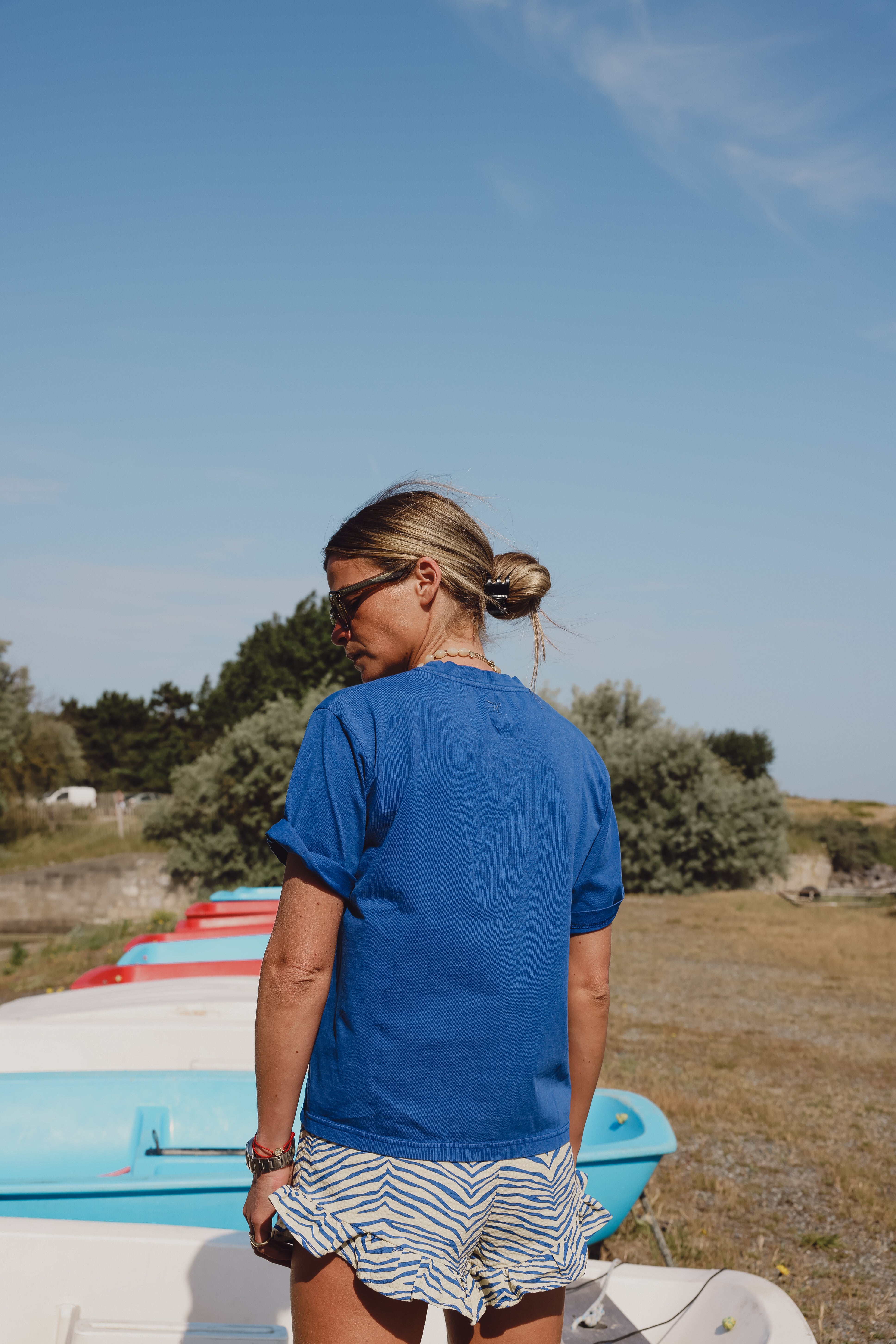 T-shirt FLORENT bleu roi