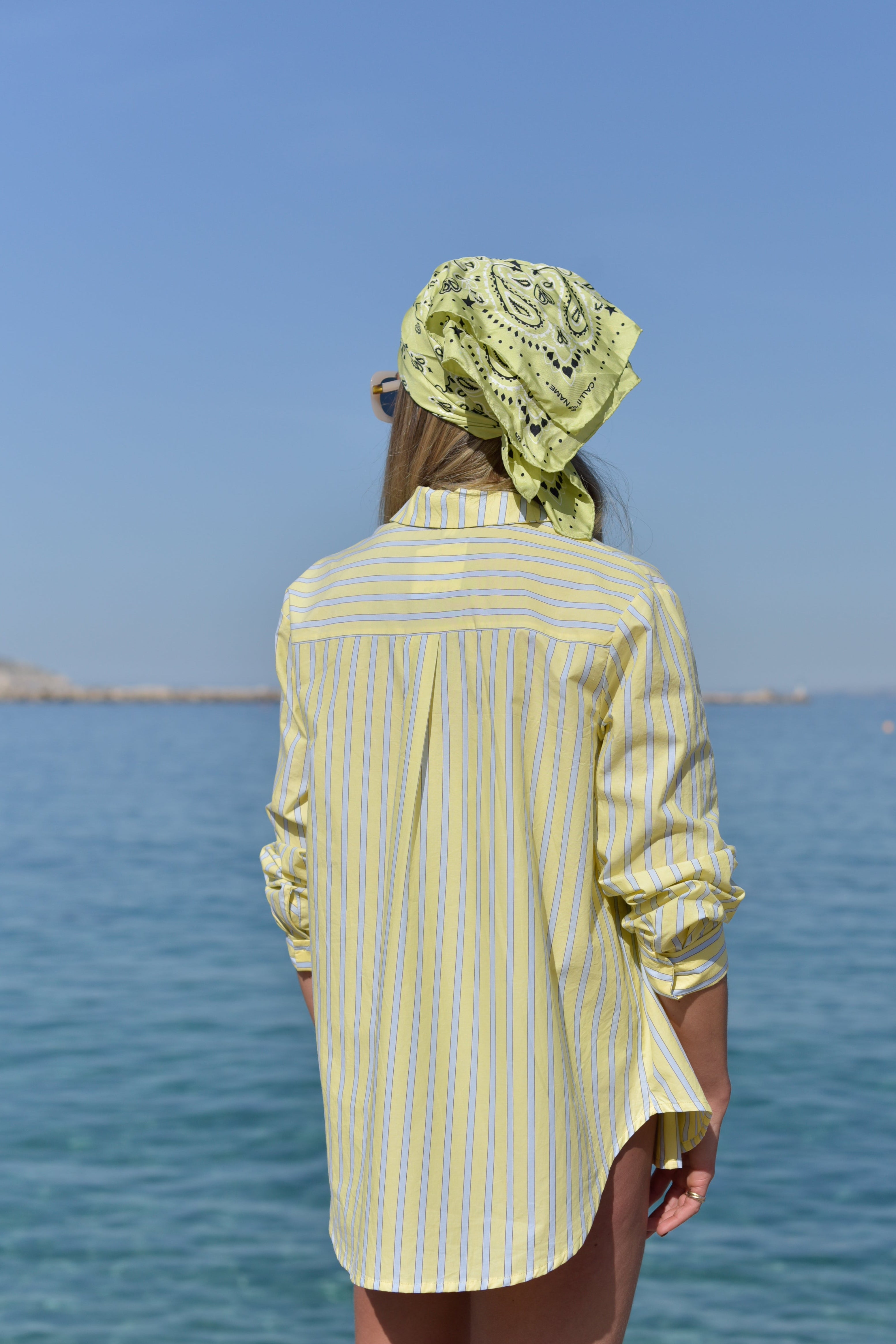 Chemise ARGENTINE rayure jaune