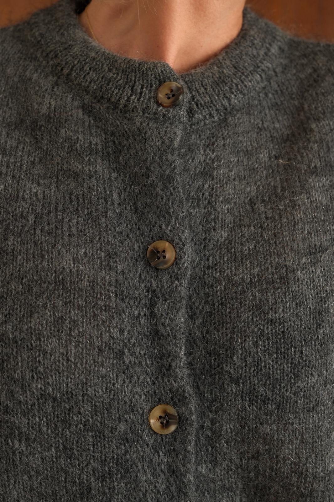 Gilet LEAH gris/bordeaux