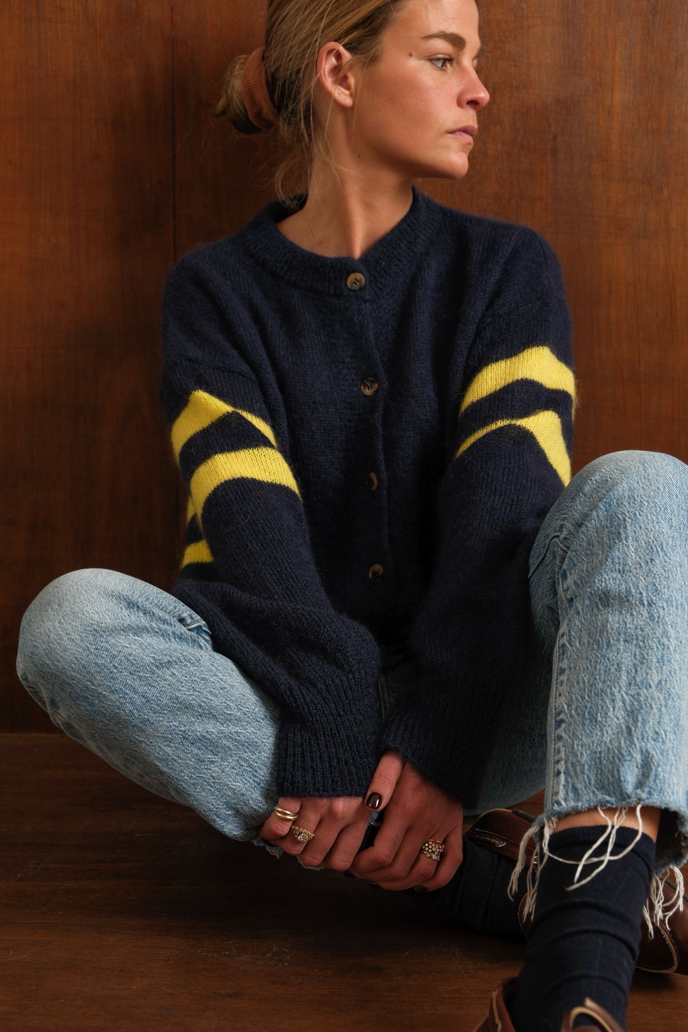 Gilet LEAH marine/jaune