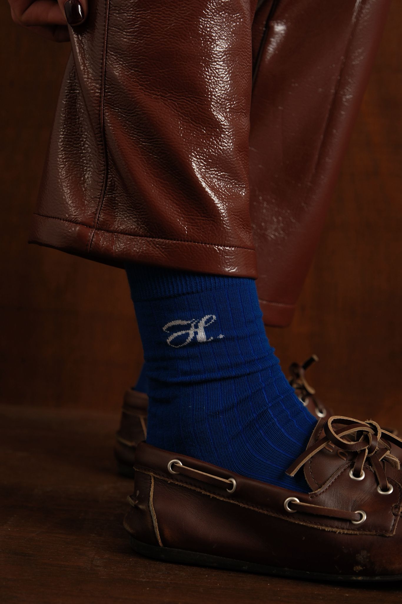 Chaussettes FILIPPA bleu roi